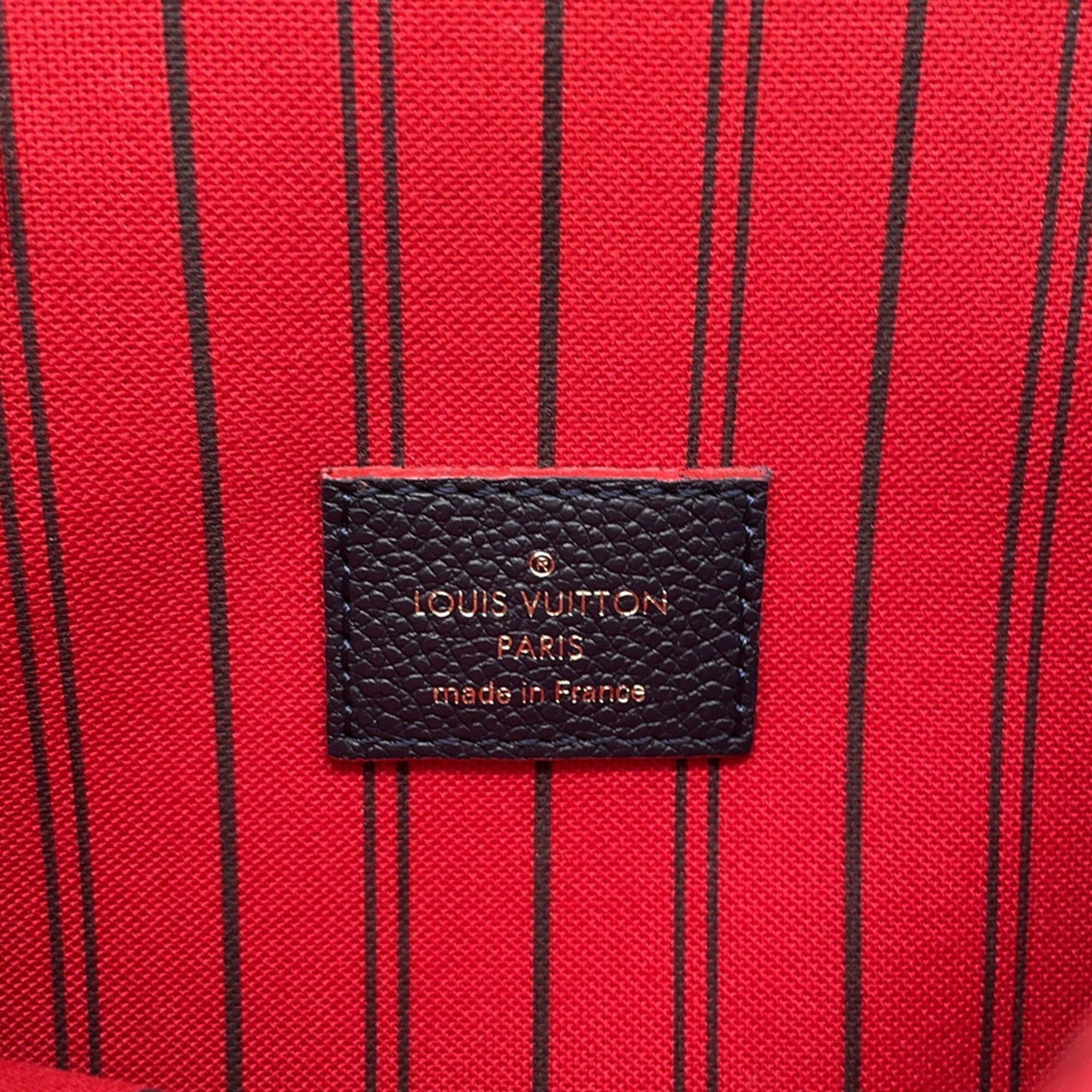 Louis Vuitton Marine Rouge Monogram Empreinte Handbag Pochette (Pre-Owned)