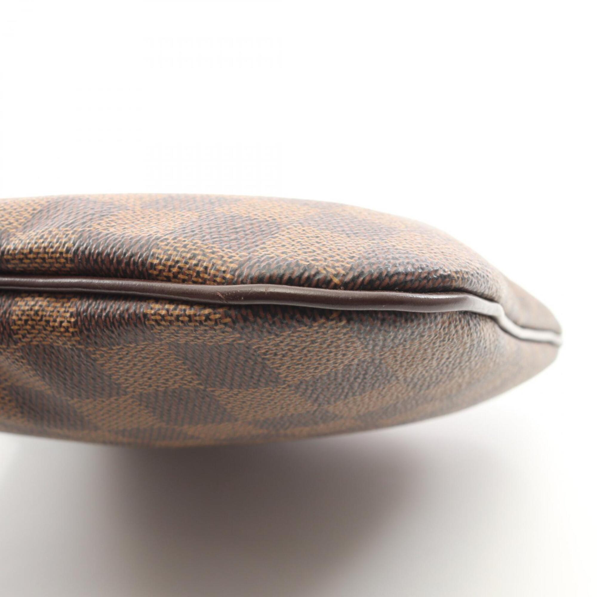 Louis Vuitton Brown Coated Canvas Leather Handbag Pochette Shoulder Bag (Pre-Owned)