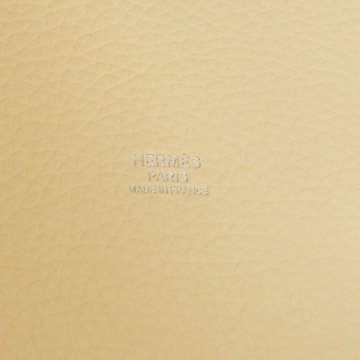 Hermes Picotin Ivory Taurillon Clemence Leather Handbag (Pre-Owned)