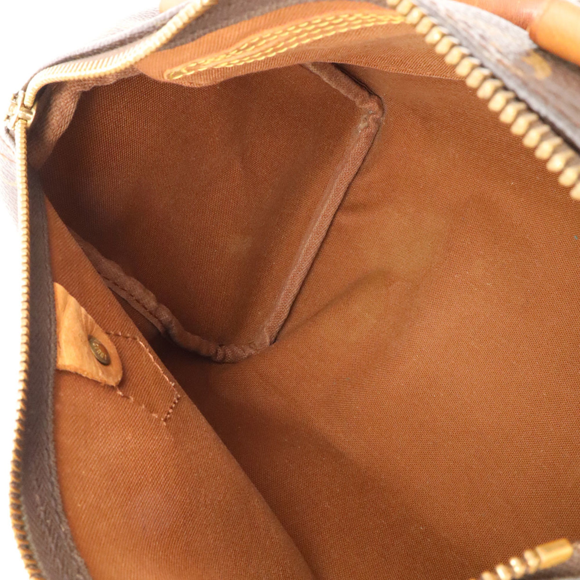 Louis Vuitton Brown Monogram Canvas Handbag (Pre-Owned)