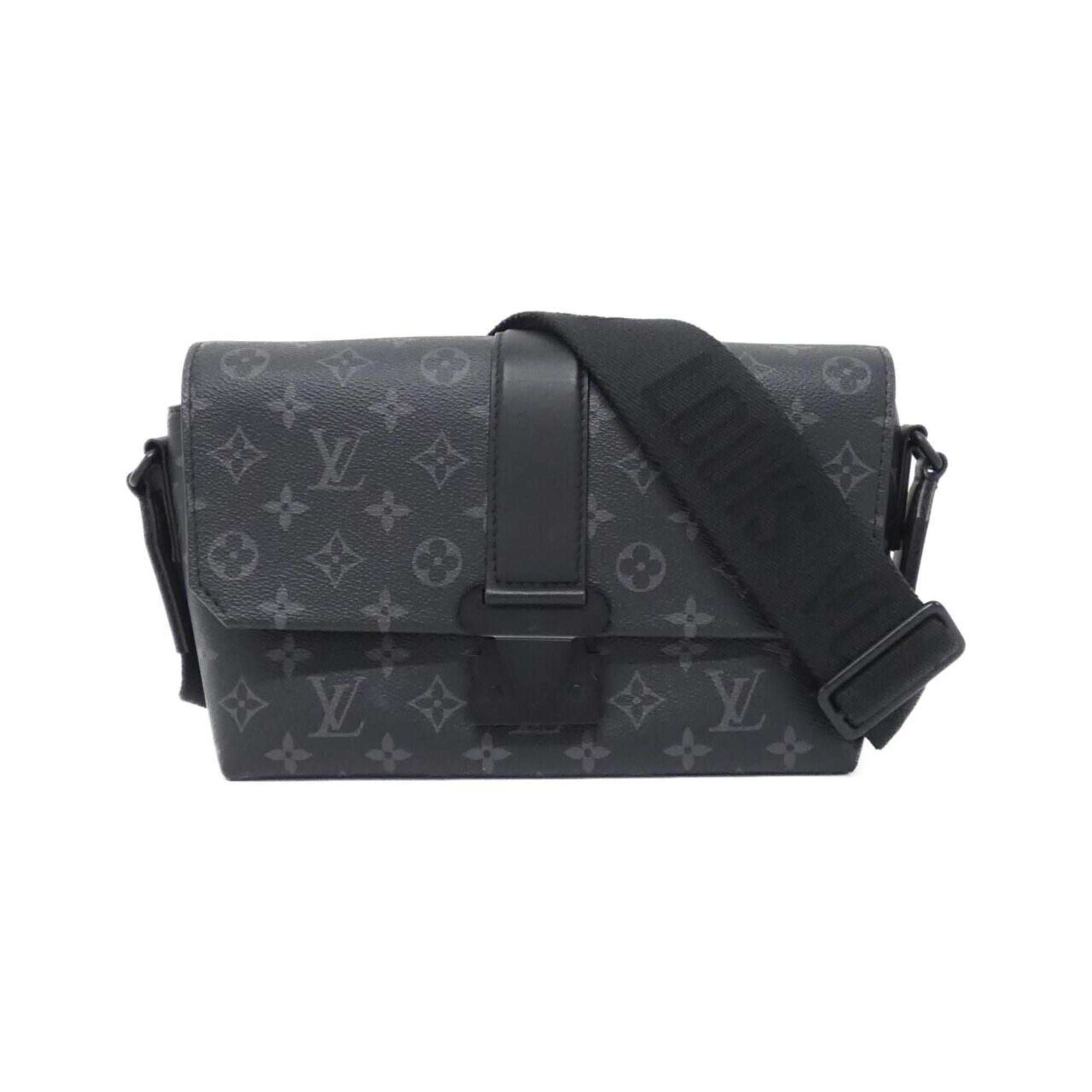 Louis Vuitton Black Monogram Eclipse Monogram Eclipse Coated Canvas Shoulder Bag (Pre-Owned)