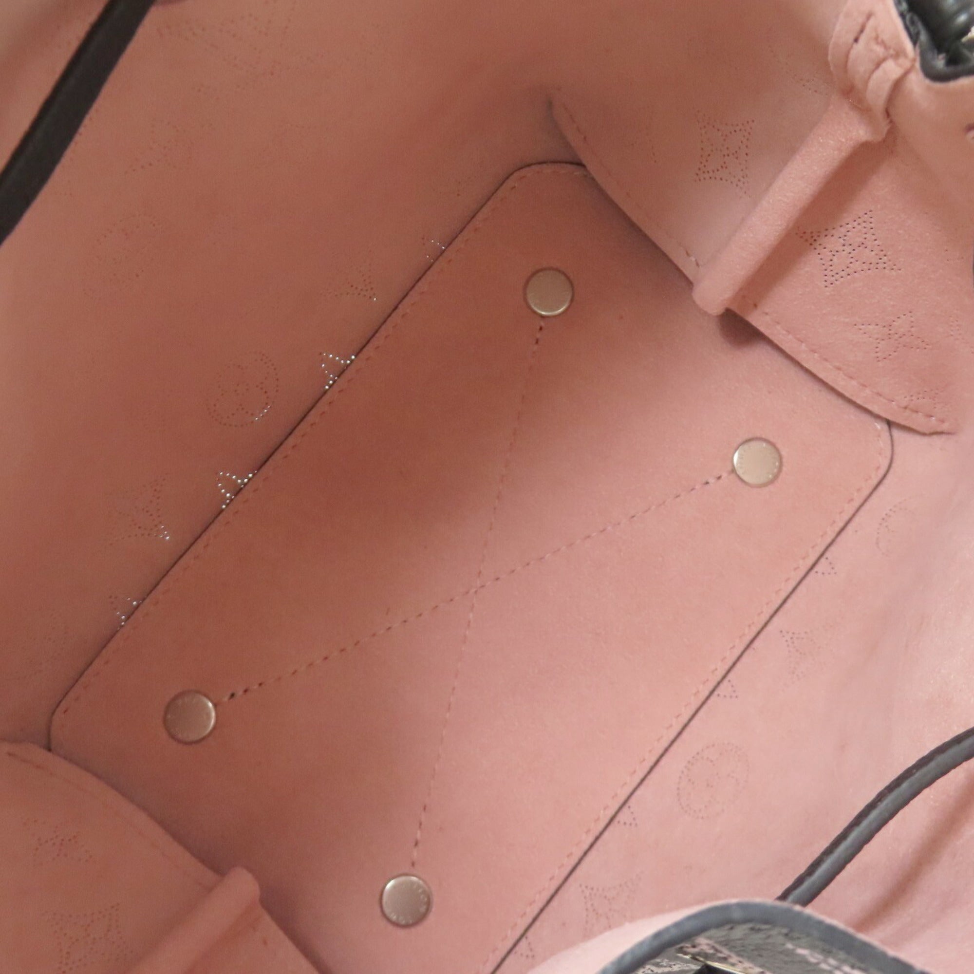 Louis Vuitton Black Pink Mahina Leather Handbag (Pre-Owned)