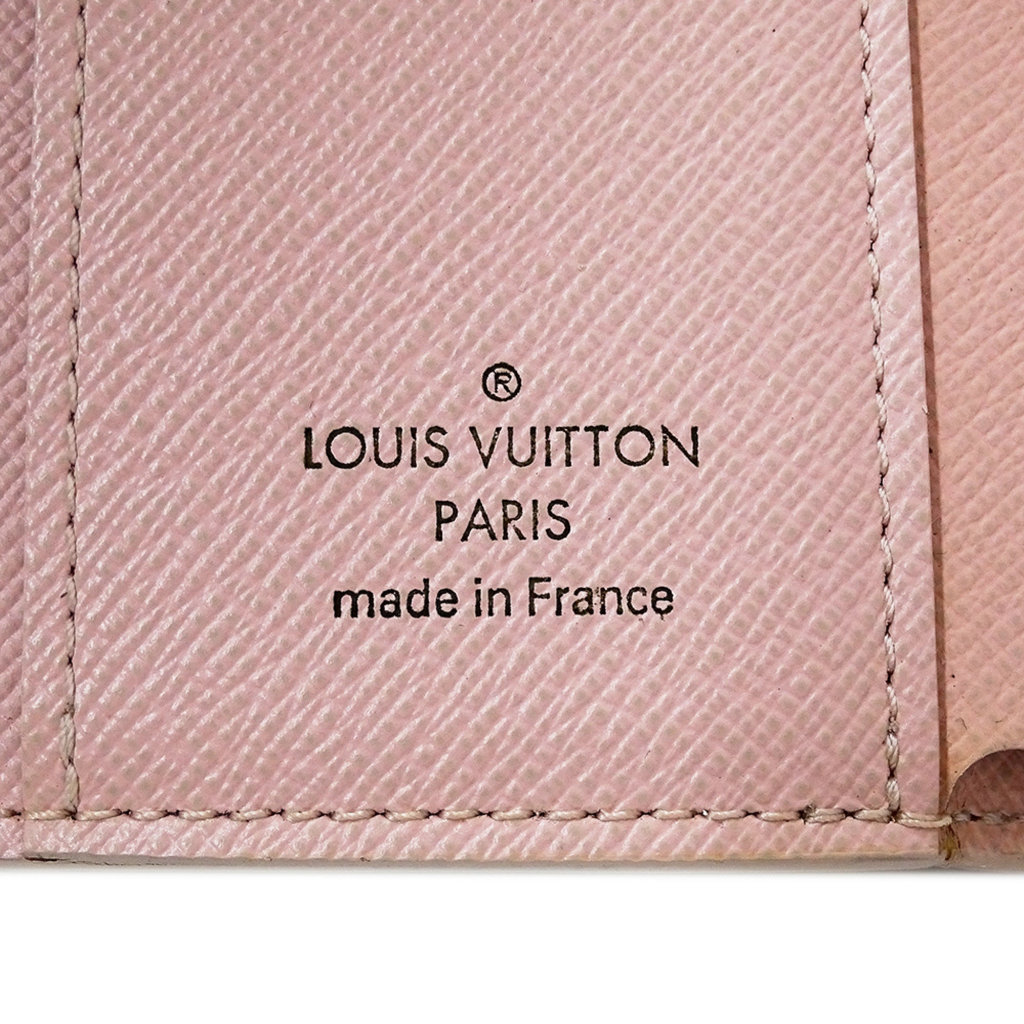 Louis Vuitton Ivory Rose Ballerine Damier Azur Wallet (Tri-Fold) (Pre-Owned)
