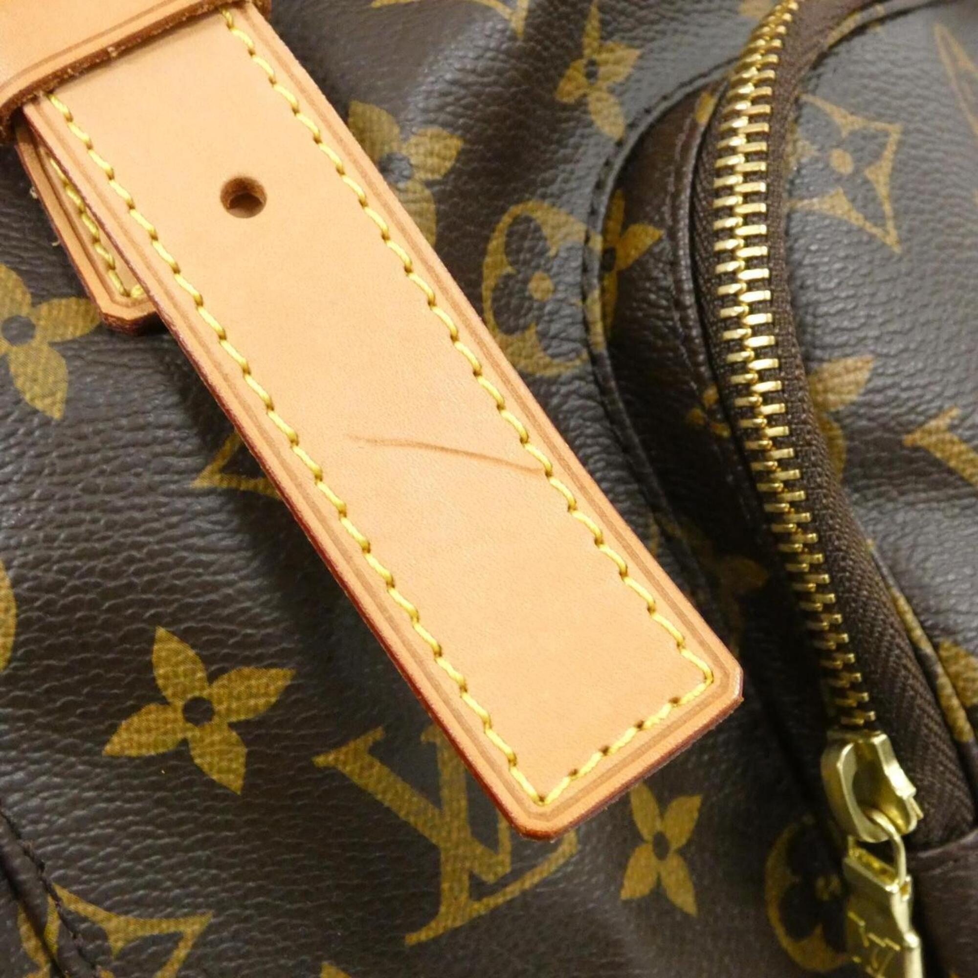 Louis Vuitton Marron Coated Canvas Backpack (Pre-Owned)