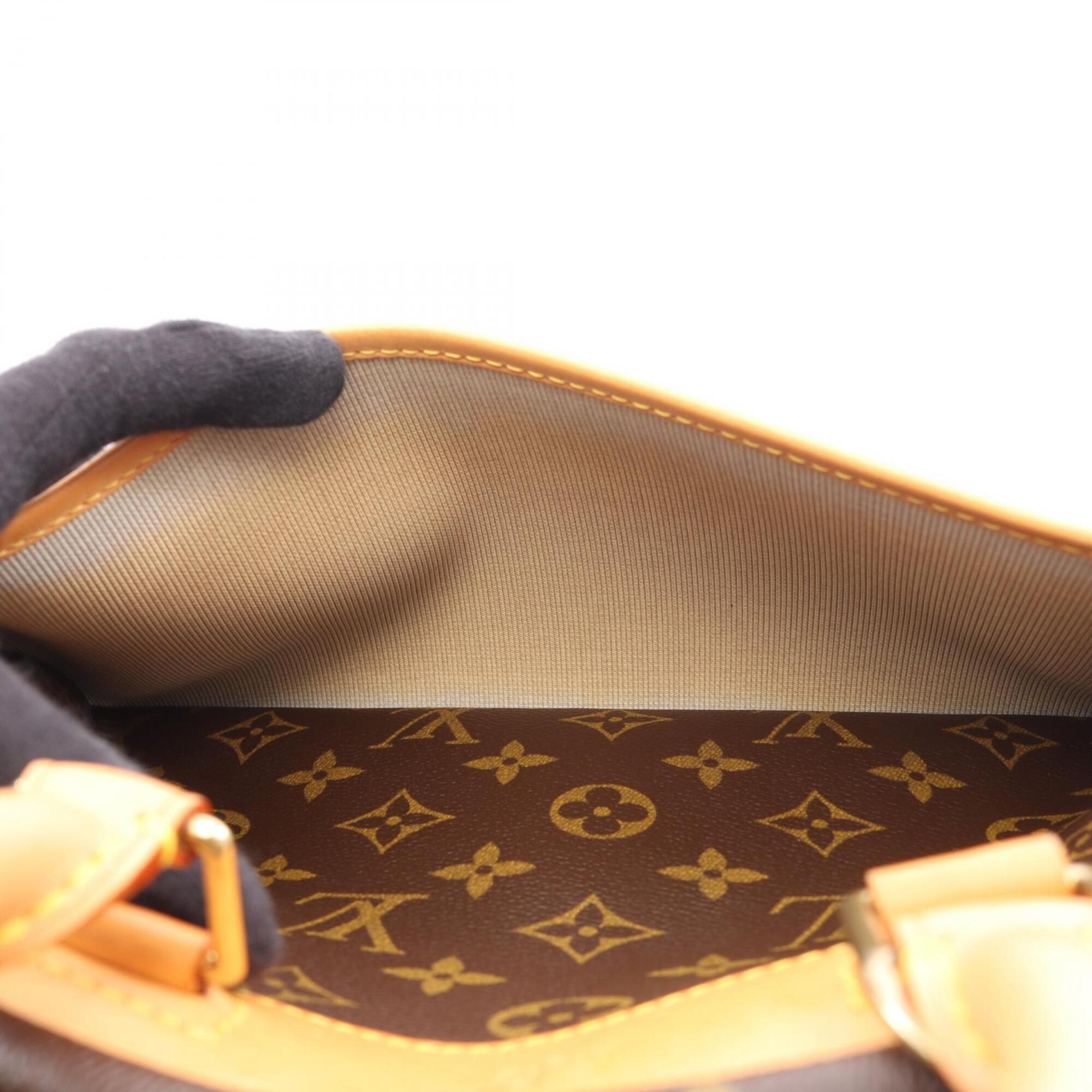 Louis Vuitton Brown Pvc Leather Handbag (Pre-Owned)