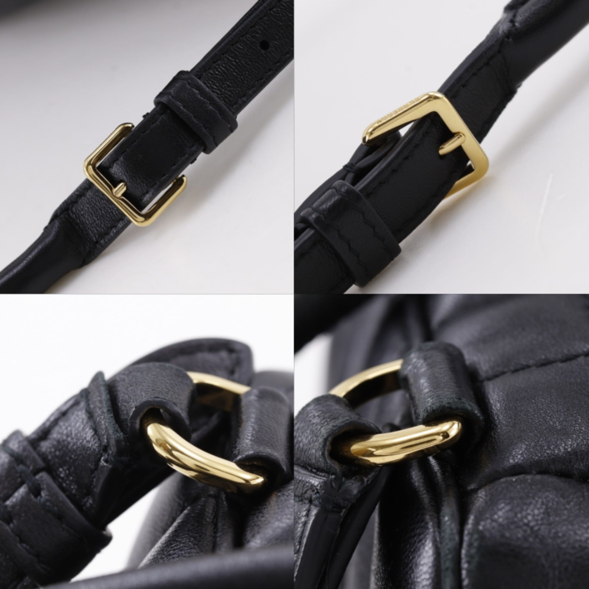 Burberry Black Leather Backpack (Pre-Owned)