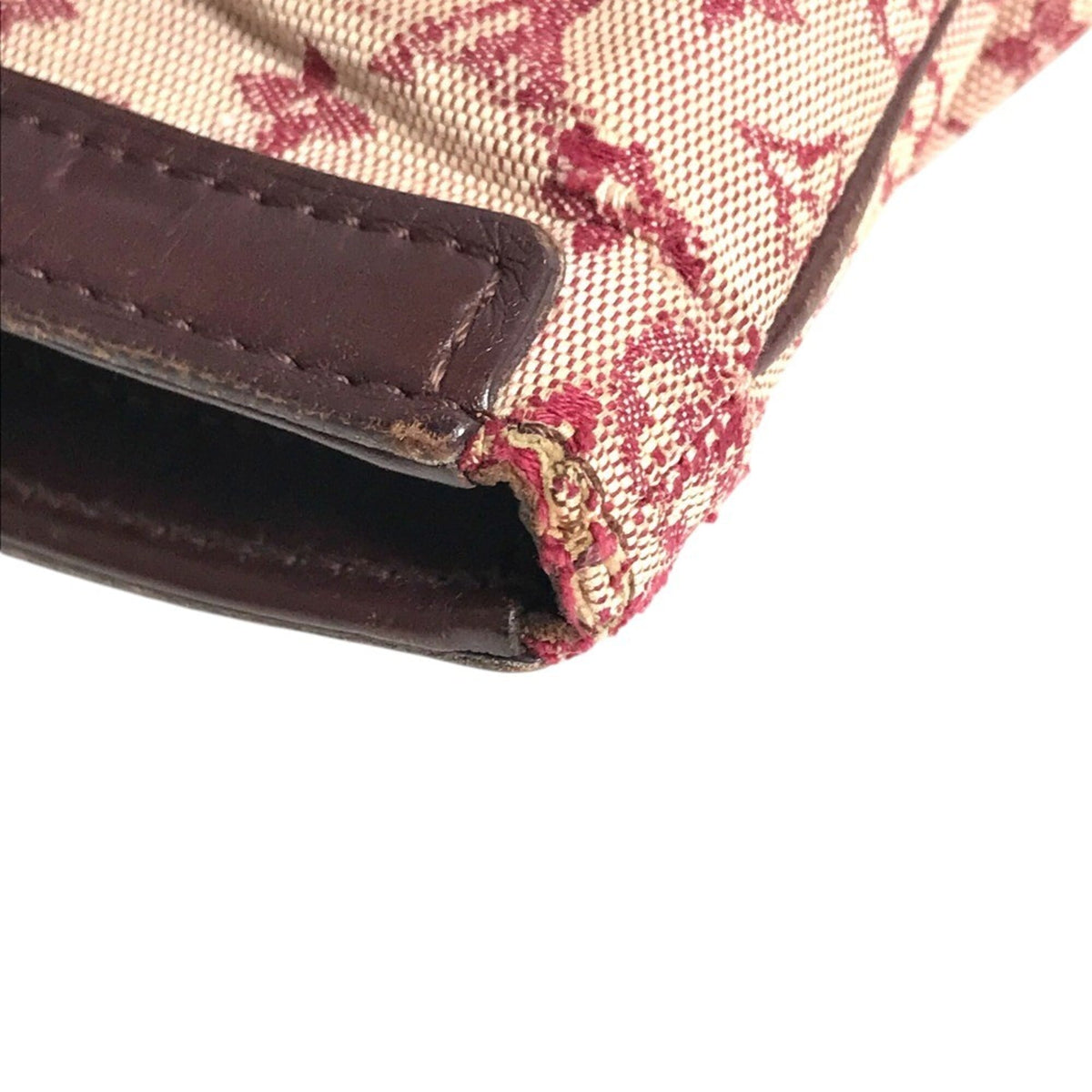 Louis Vuitton Cerise Red Color Monogram Mini Handbag Tote Bag (Pre-Owned)