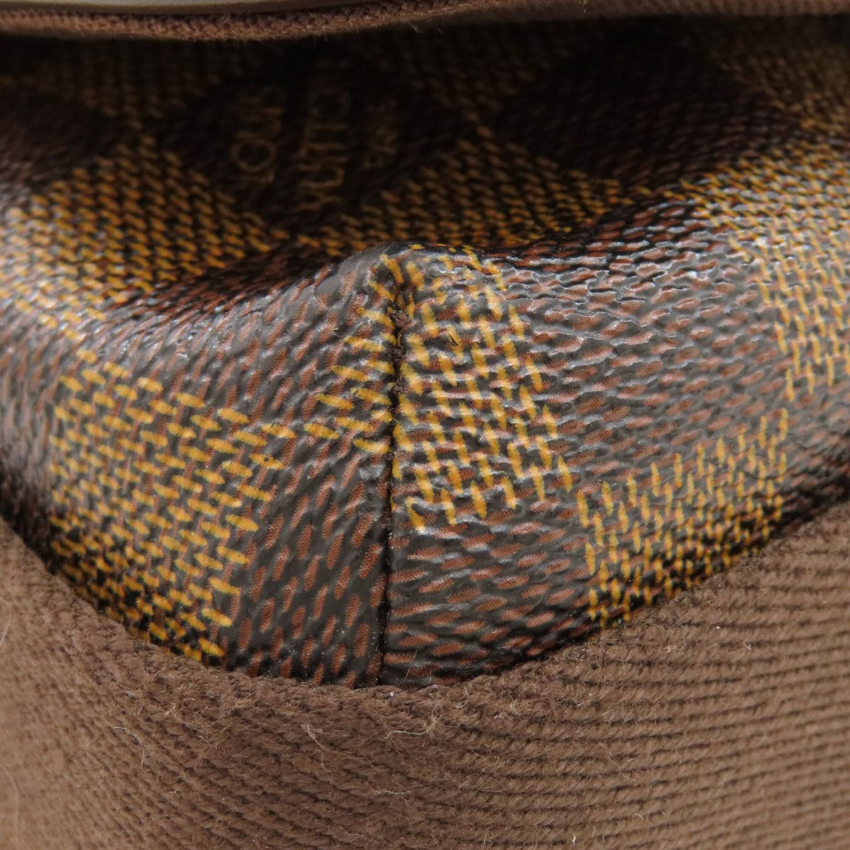 Louis Vuitton Brown Damier Canvas Ebene Damier Canvas Shoulder Bag (Pre-Owned)