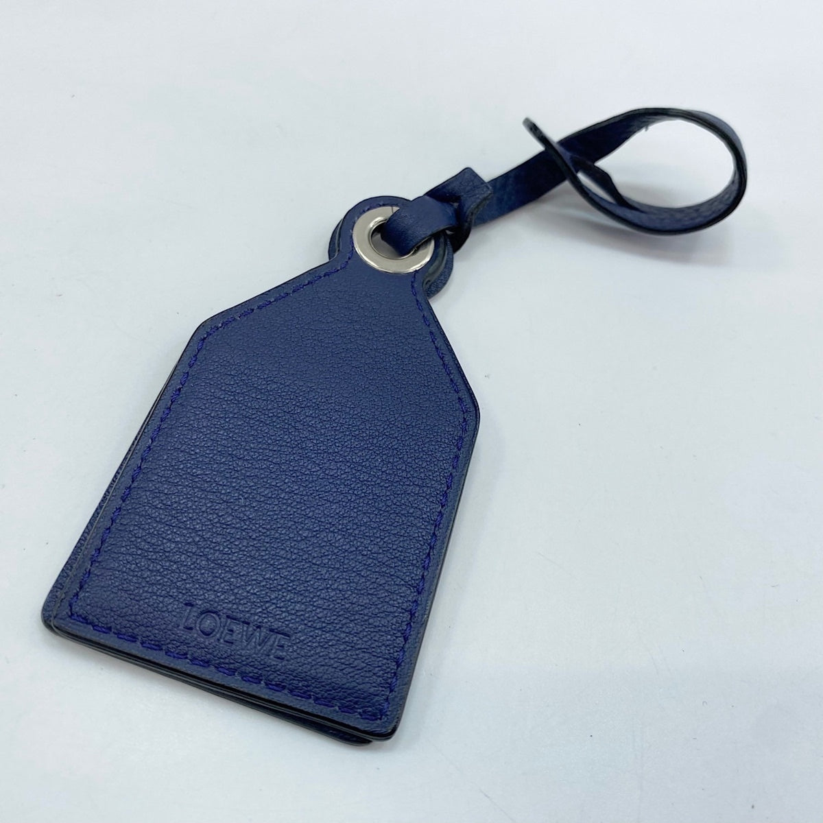Loewe Navy Handbag (Pre-Owned)