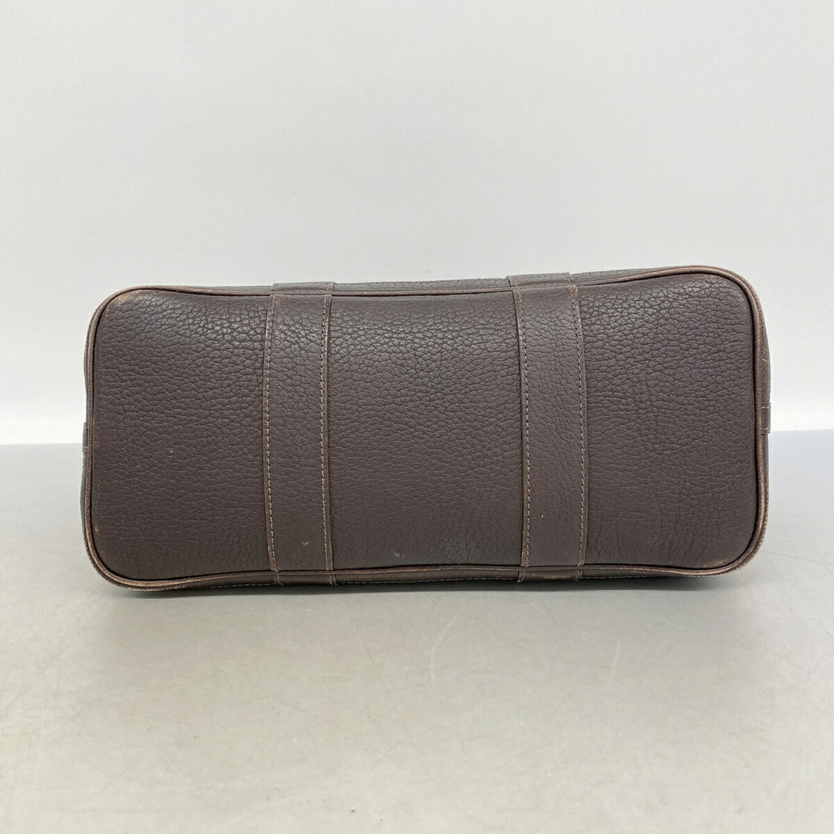 Hermes Brown Navy Toile H Tote Bag (Pre-Owned)
