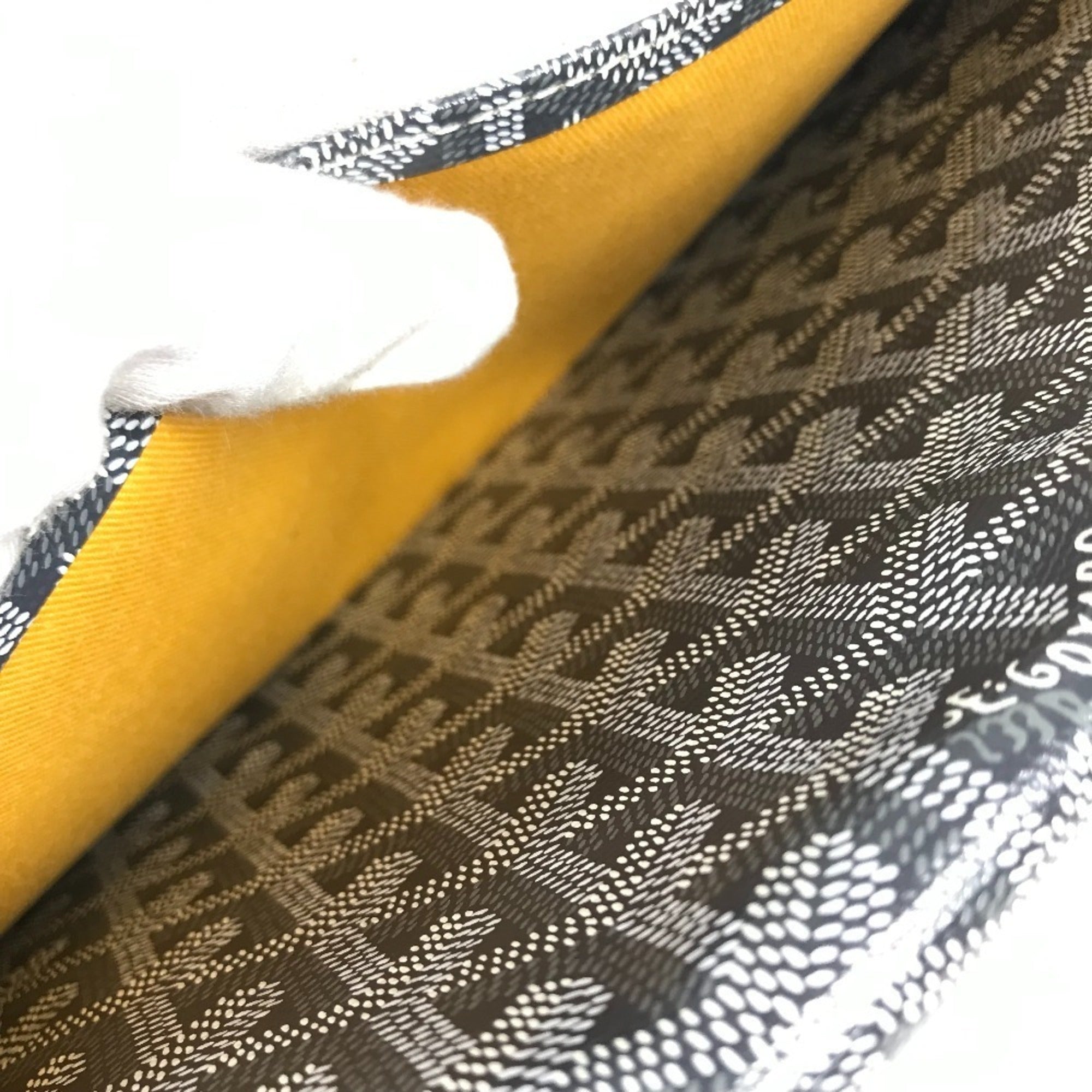 Goyard Gray Pvc Leather Clutch Bag Handbag (Pre-Owned)