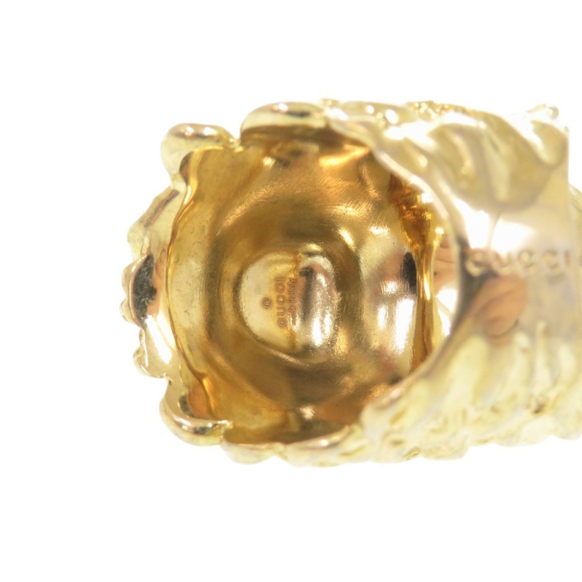 Gucci Gold Metal Band Ring (Pre-Owned)