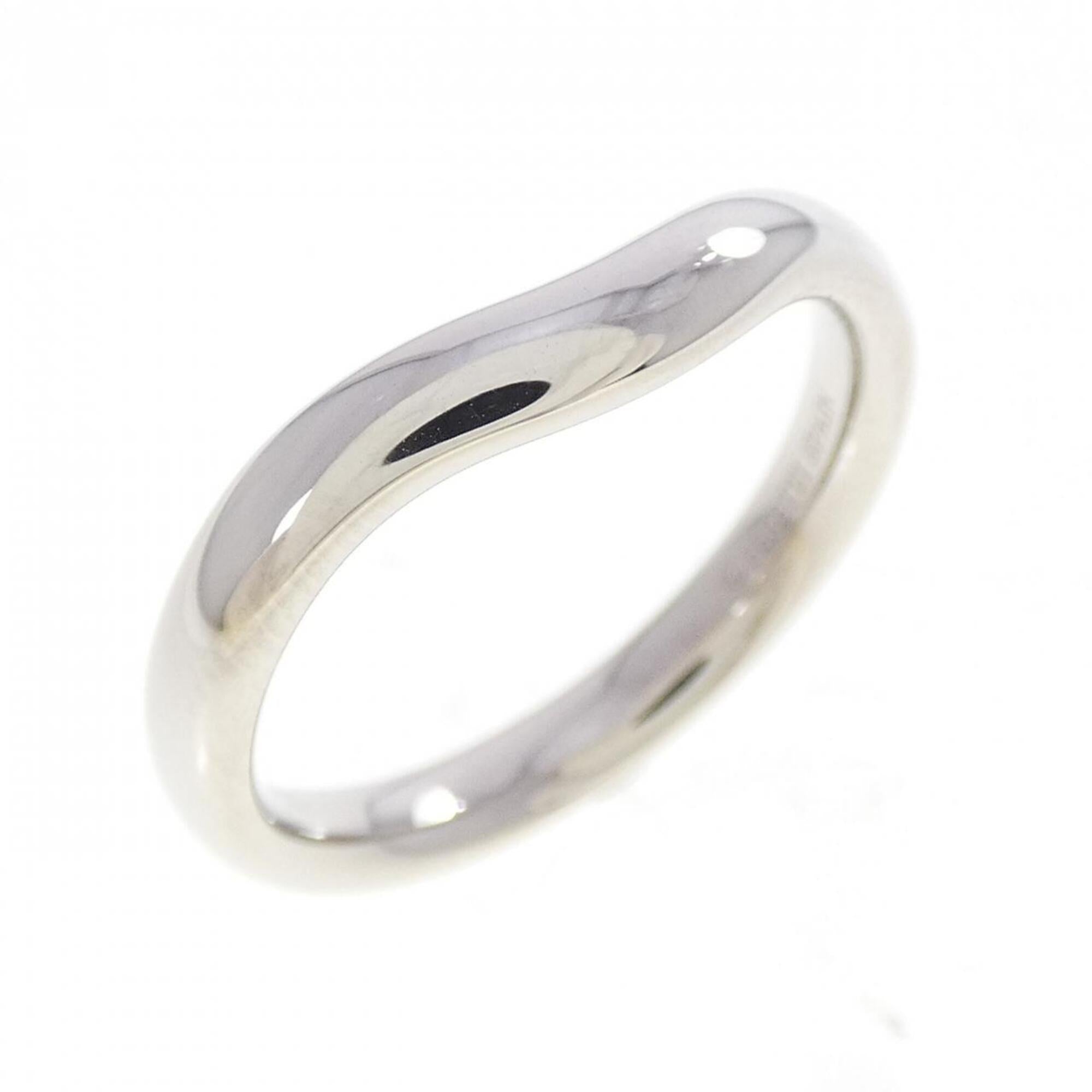 Tiffany Platinum Platinum 950 Band Ring (Pre-Owned)