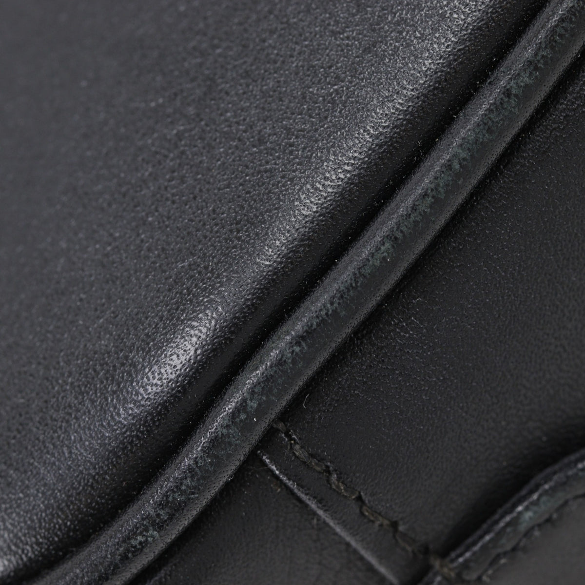 Chanel Black Leather Pouch (Pre-Owned)