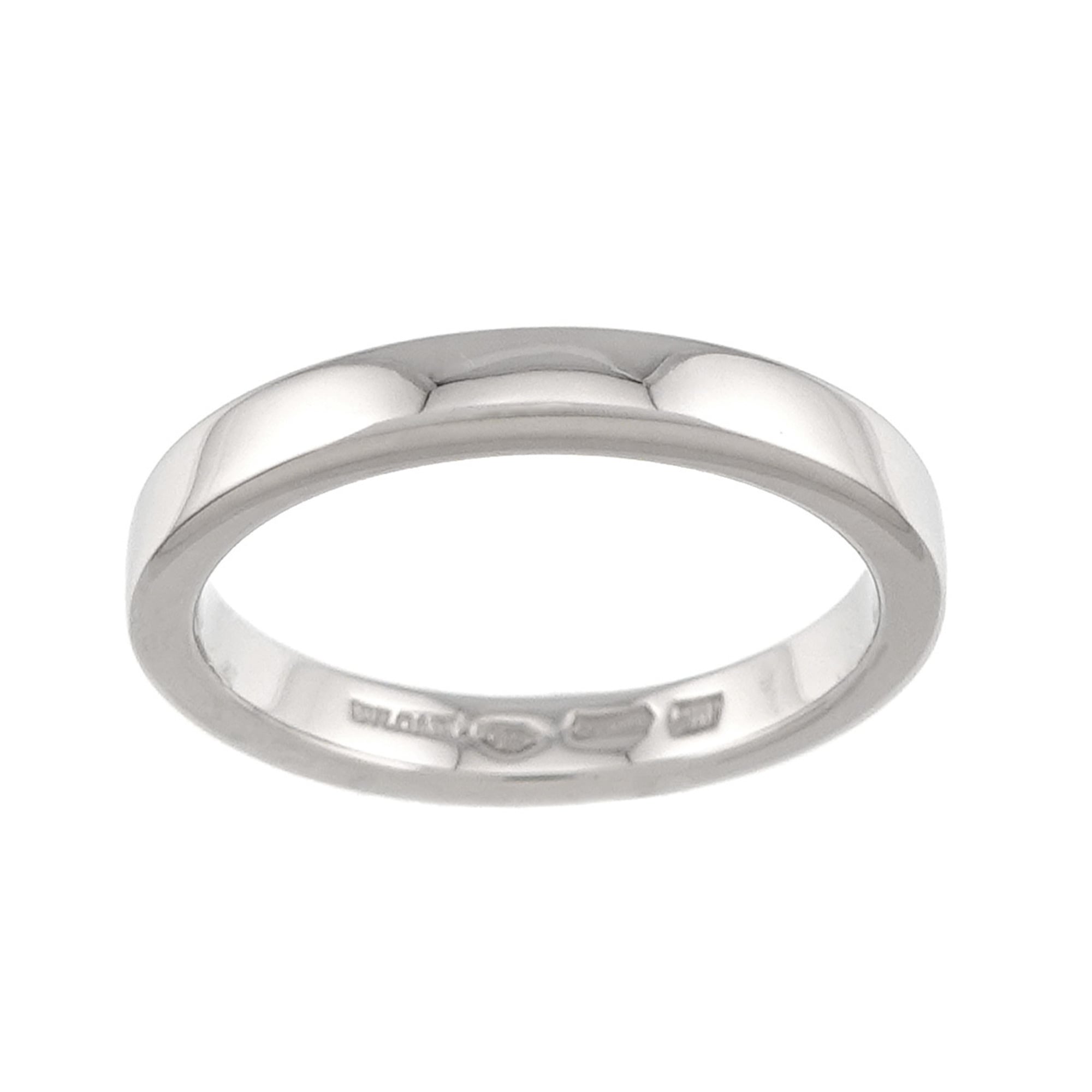 Bvlgari Platinum Platinum 950 Band Ring (Pre-Owned)