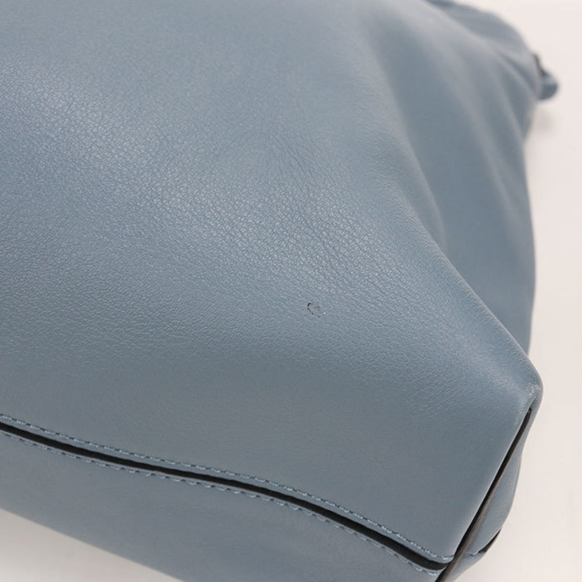 Loewe Blue Leather Shoulder Bag (Pre-Owned)