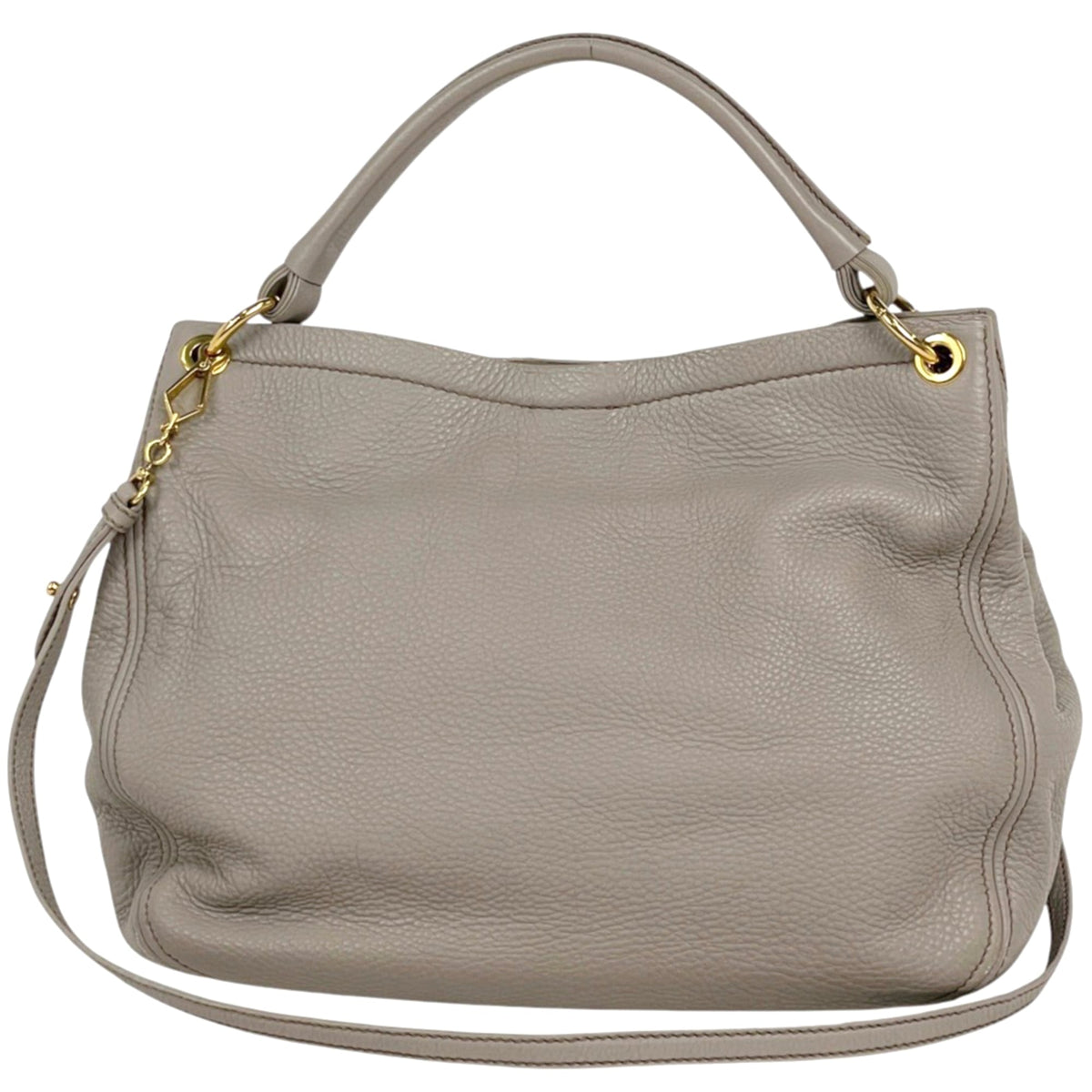 Miu Miu Beige Leather Shoulder Bag (Pre-Owned)
