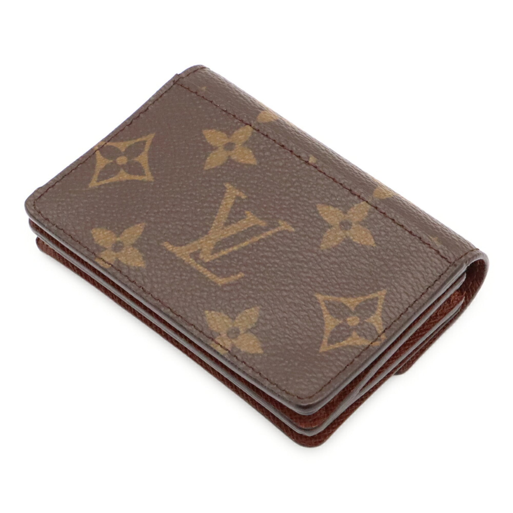 Louis Vuitton Brown Monogram Coin Purse/Coin Case (Pre-Owned)