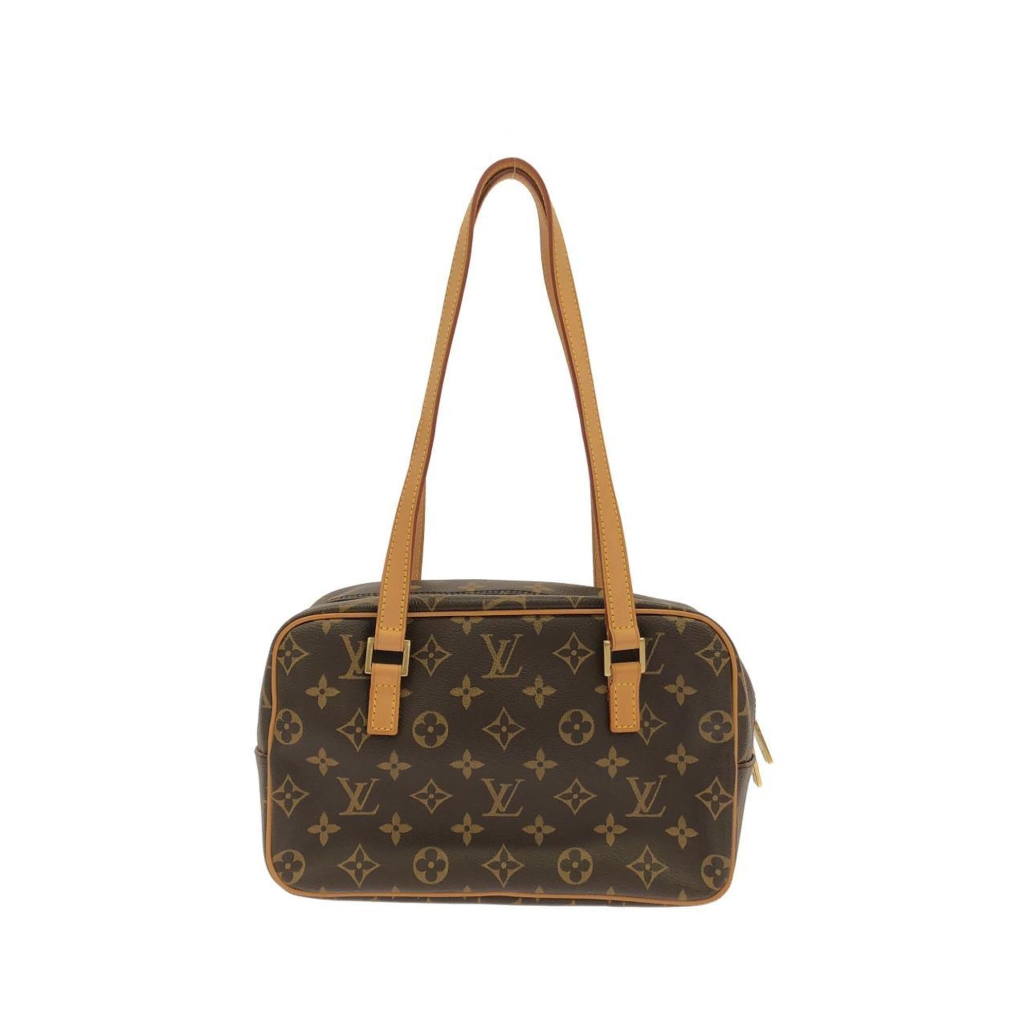 Louis Vuitton Monogram Marron Coated Canvas Shoulder Bag (Pre-Owned)