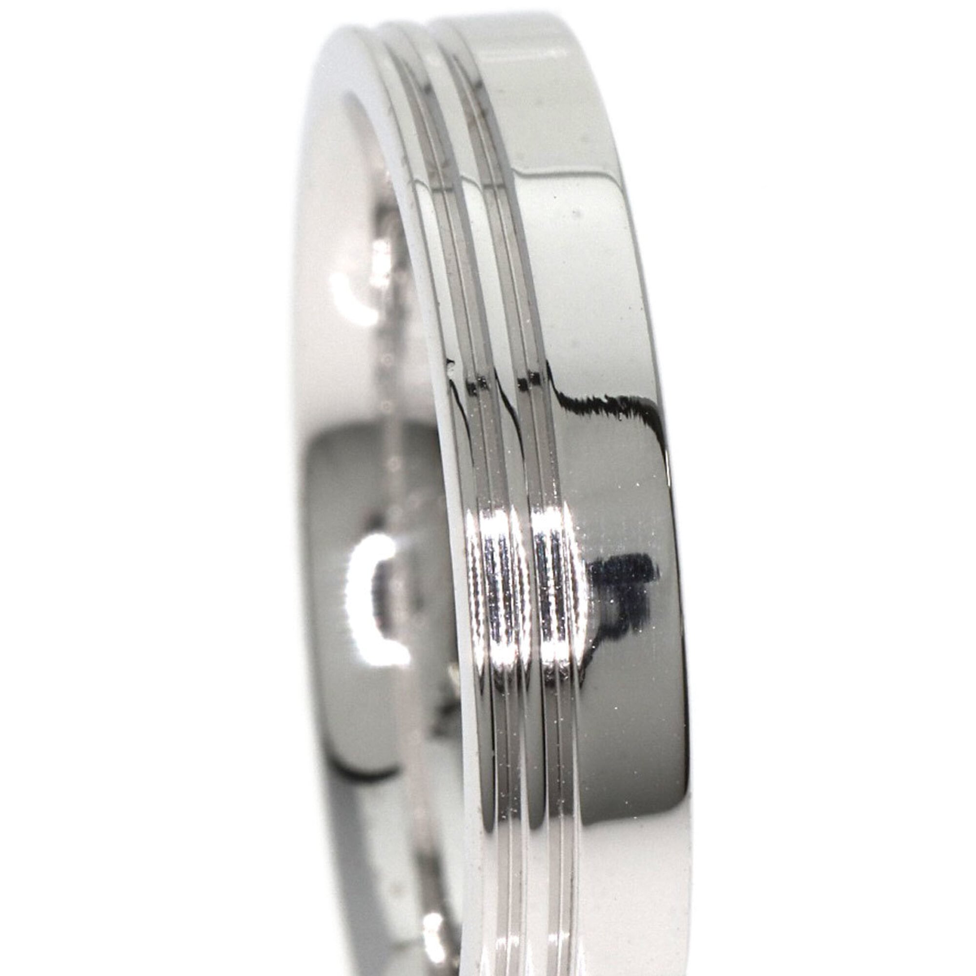 Hermes White Gold (18K) Band Ring (Pre-Owned)