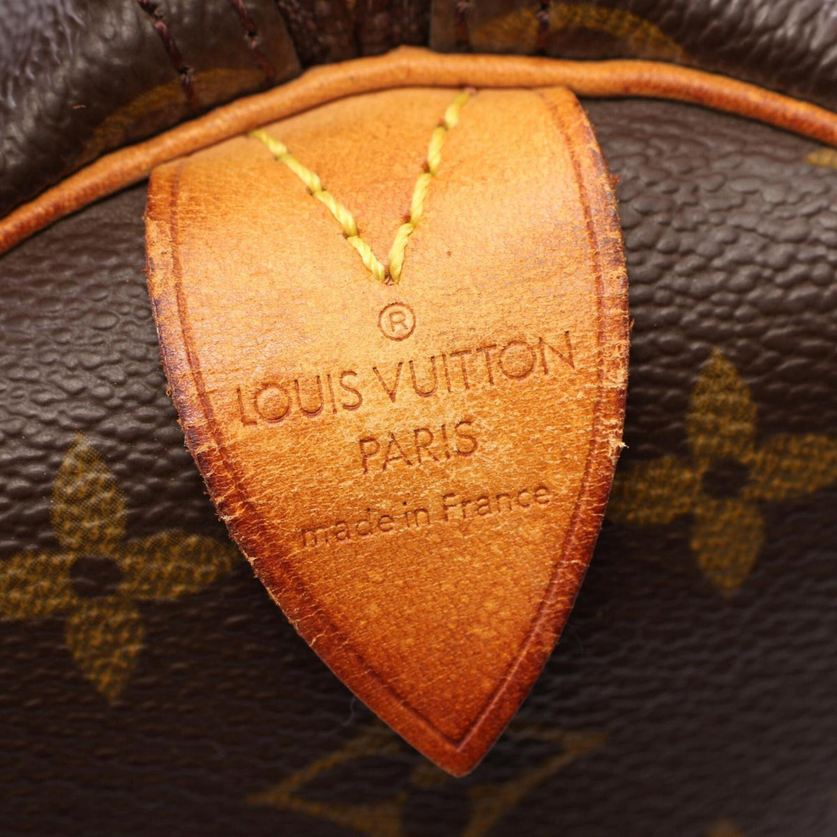 Louis Vuitton Brown Coated Canvas Monogram Leather Boston Bag Handbag (Pre-Owned)