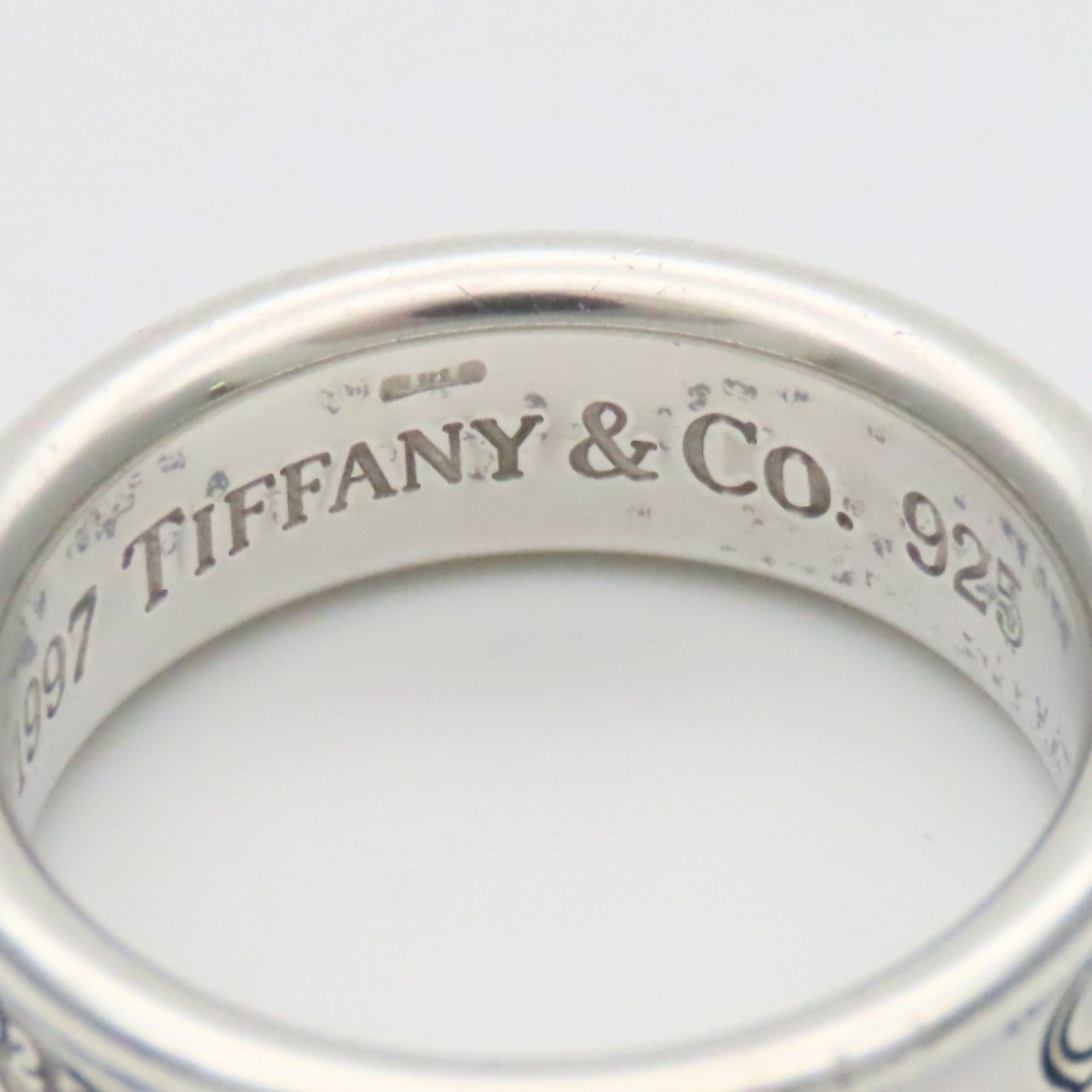 Tiffany Silver Silver 925 Band Ring (Pre-Owned)