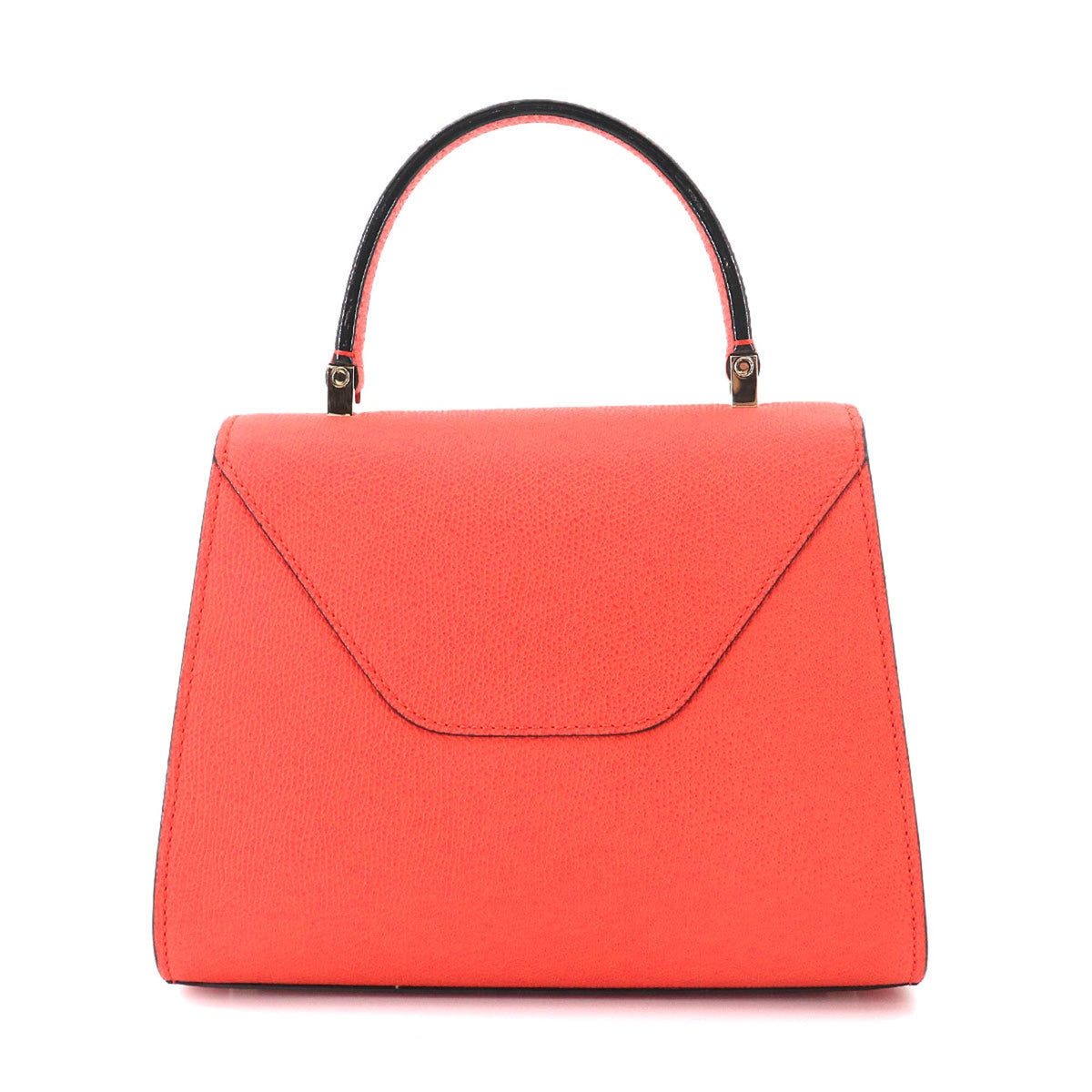 Valextra Red Color Leather Handbag (Pre-Owned)