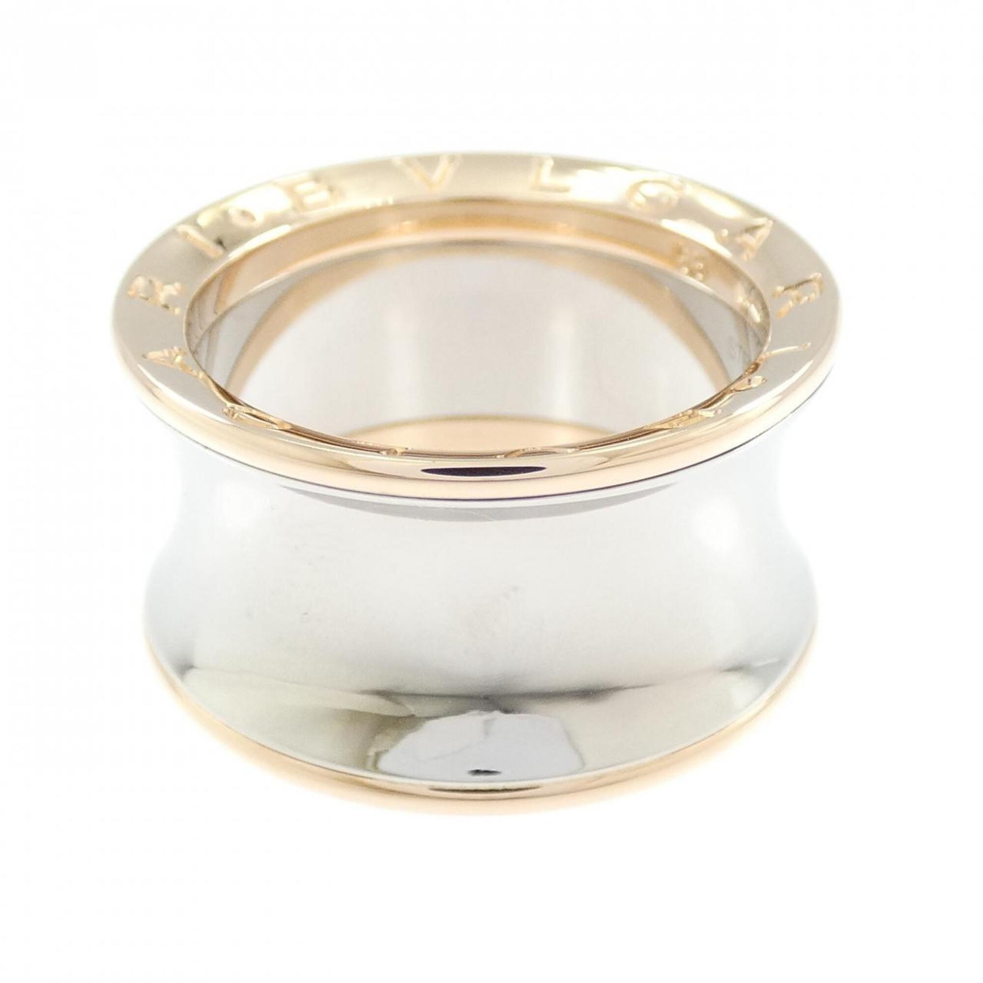 Bvlgari B.Zero1 Pink Gold (18K) Stainless Steel Band Ring (Pre-Owned)