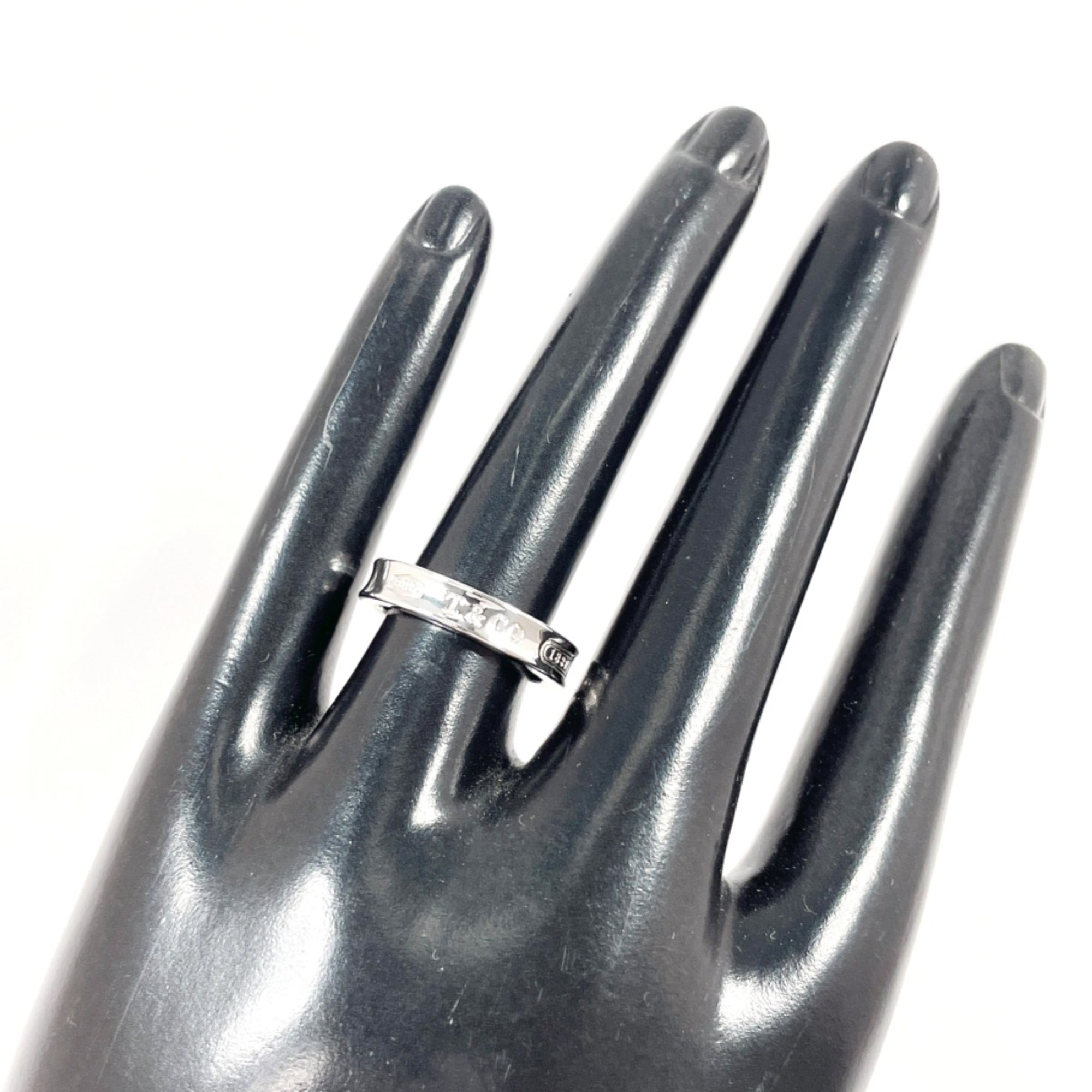 Tiffany Silver Silver 925 Band Ring (Pre-Owned)