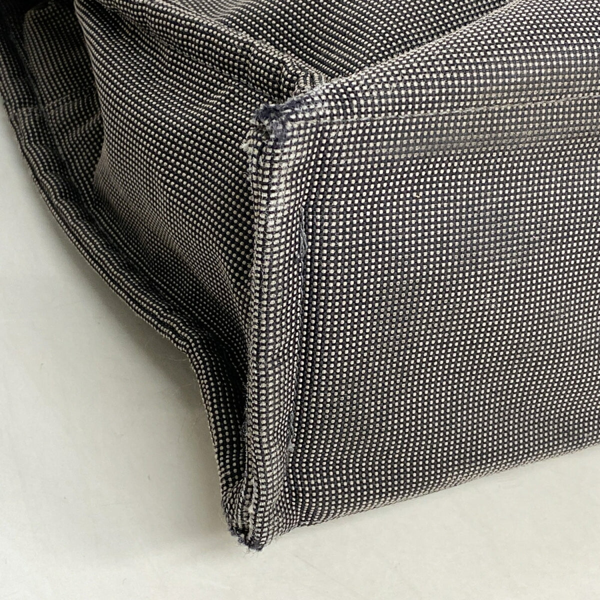 Hermes Gray Nylon Tote Bag (Pre-Owned)