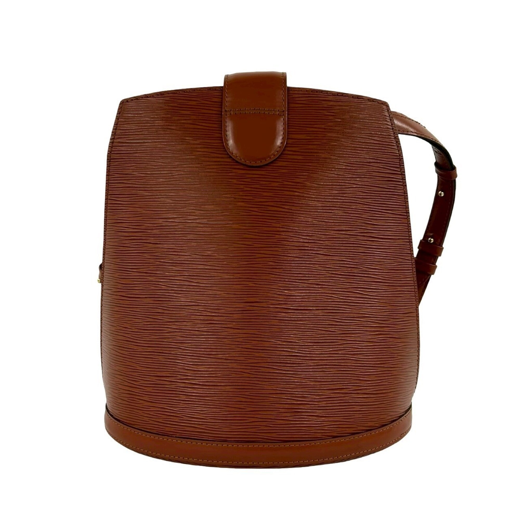 Louis Vuitton Brown Leather Shoulder Bag Tote Bag (Pre-Owned)