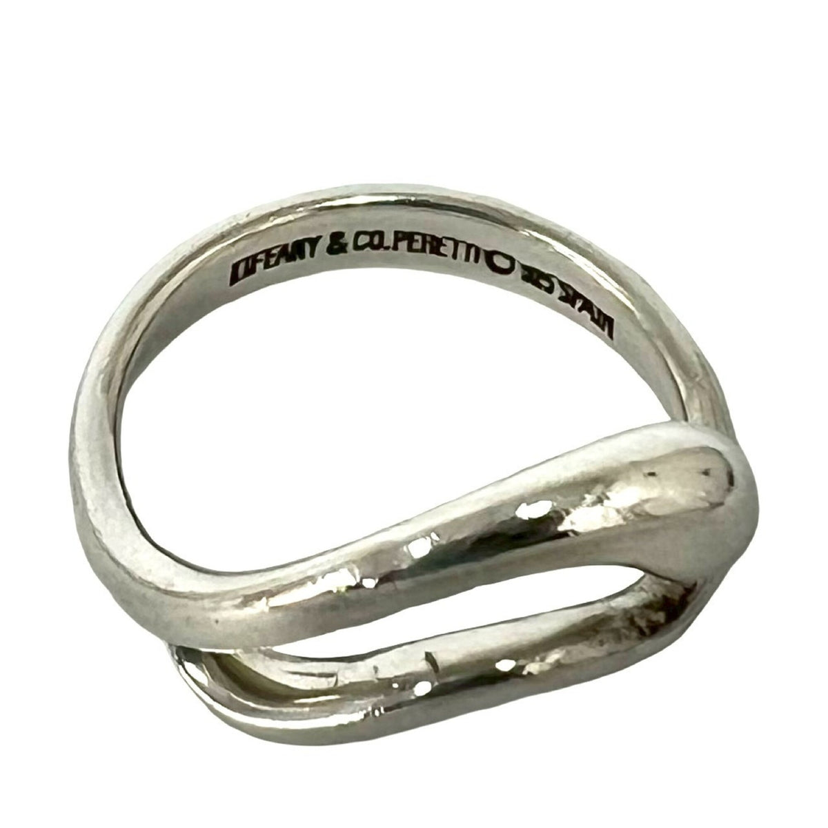 Tiffany Silver Silver 925 Band Ring (Pre-Owned)