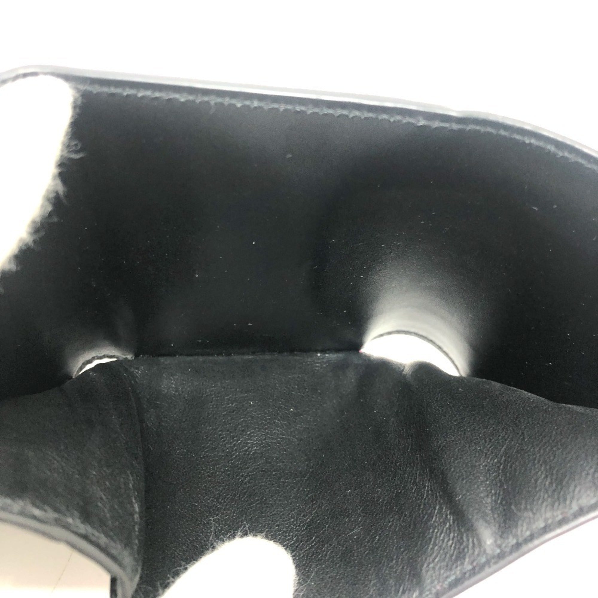 Bvlgari Black Pink Leather Wallet (Tri-Fold) (Pre-Owned)
