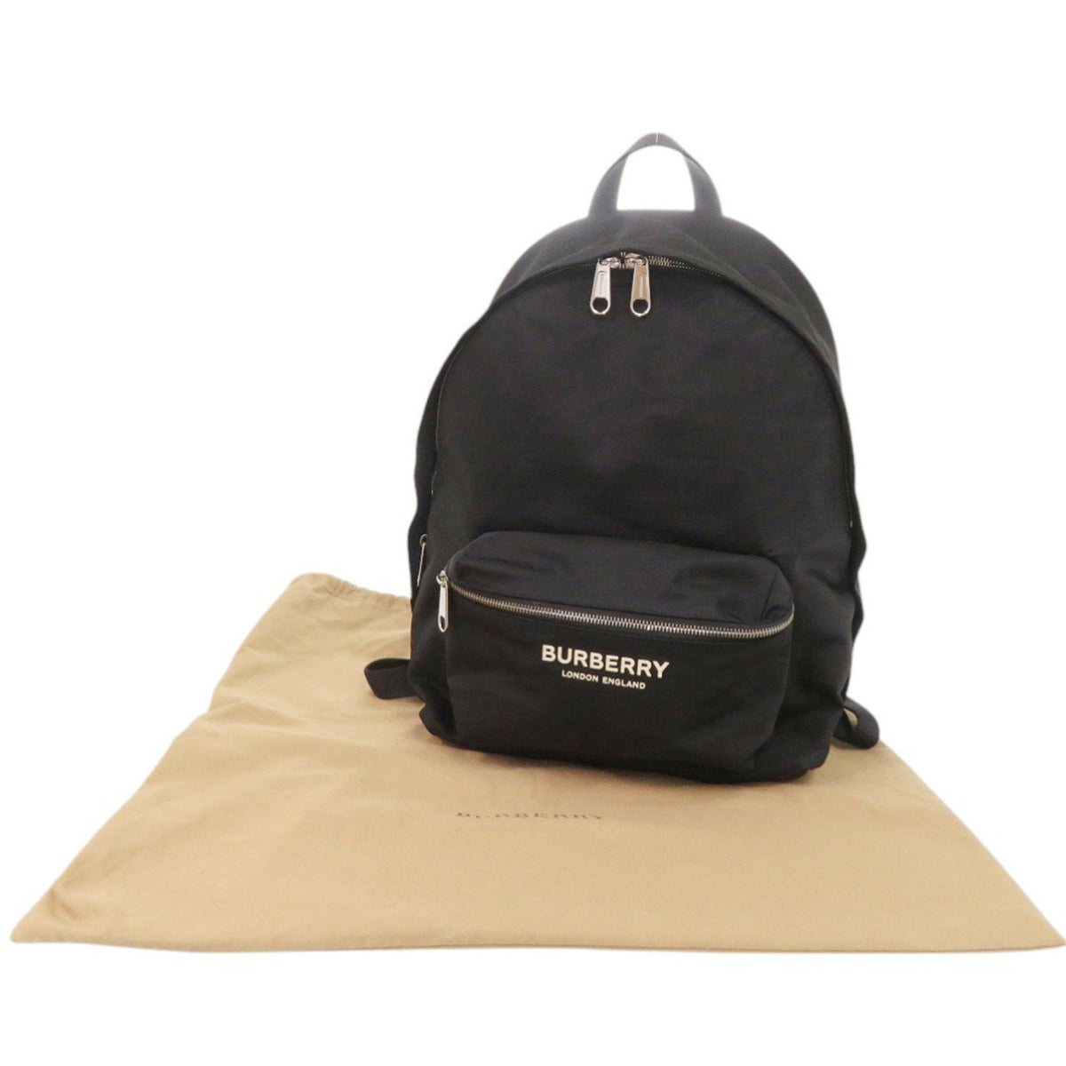 Burberry Black Nylon Backpack (Pre-Owned)