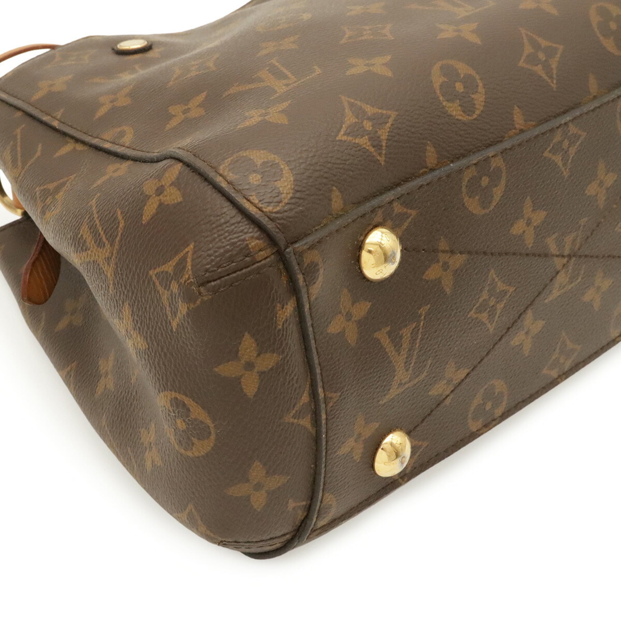Louis Vuitton Brown Monogram Canvas Handbag Shoulder Bag (Pre-Owned)