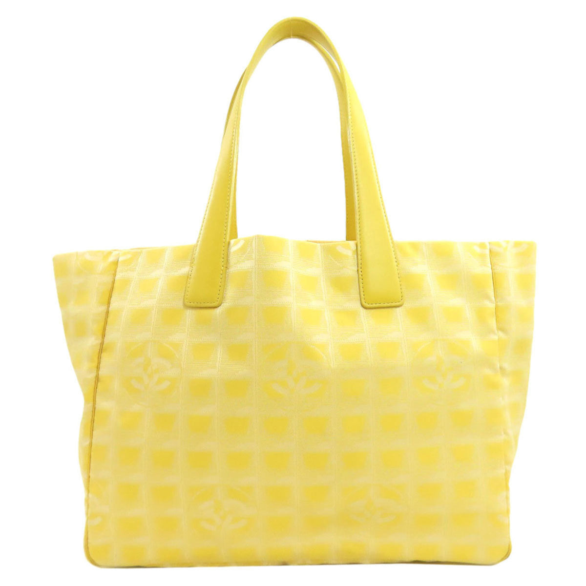 Chanel Yellow Nylon Tote Bag (Pre-Owned)