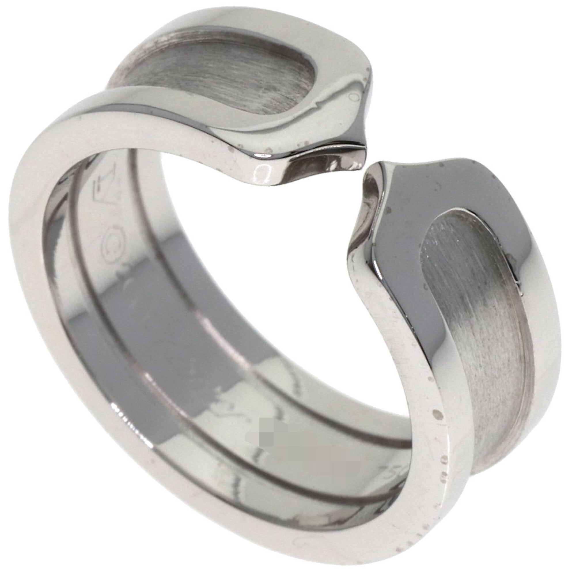 Cartier C2 White Gold (18K) Band Ring (Pre-Owned)