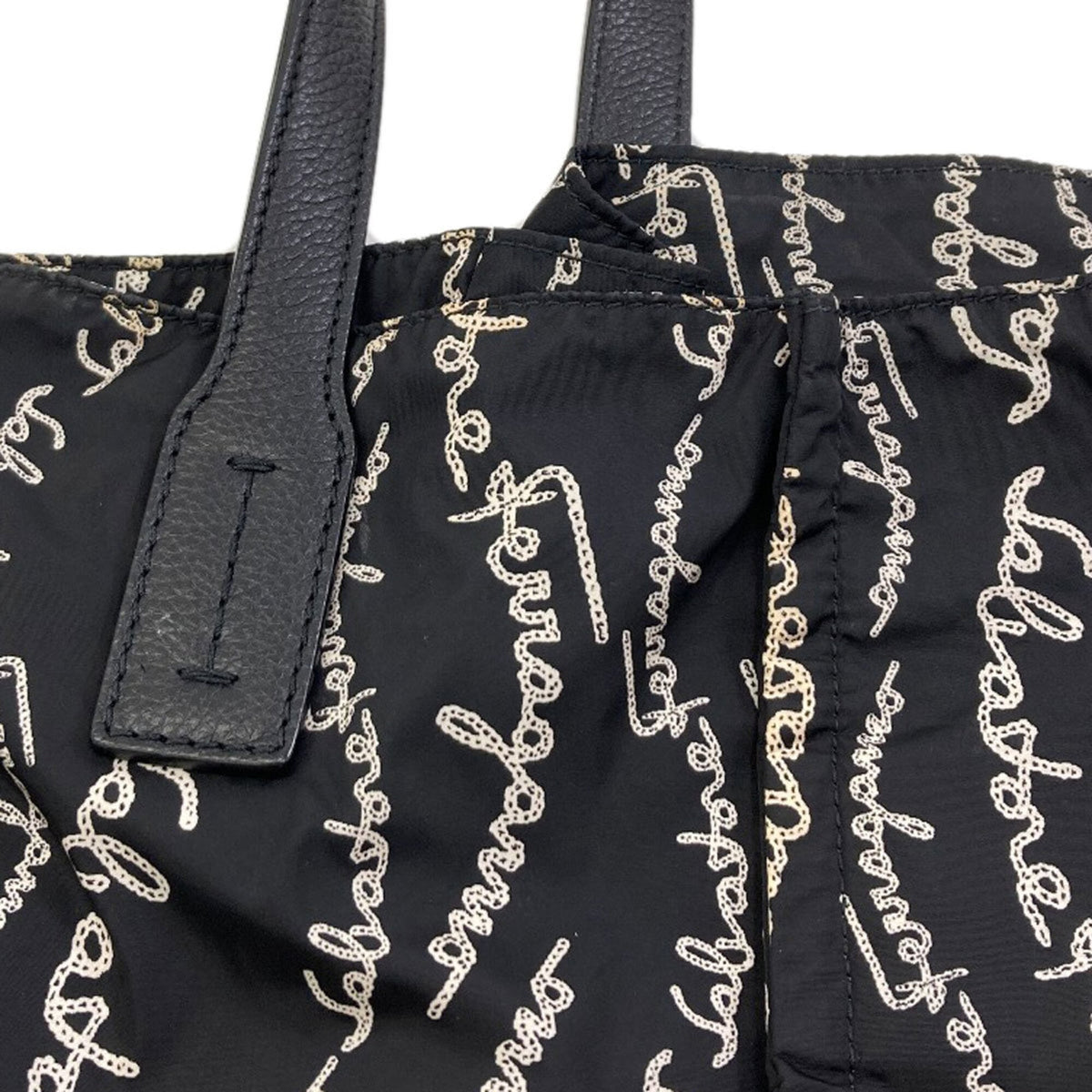 Salvatore Ferragamo Black Nylon Handbag Pouch (Pre-Owned)