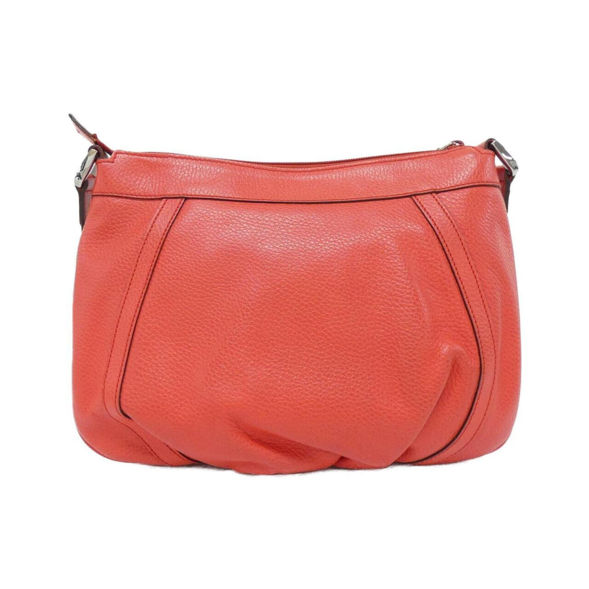 Gucci Red Color Leather Shoulder Bag (Pre-Owned)