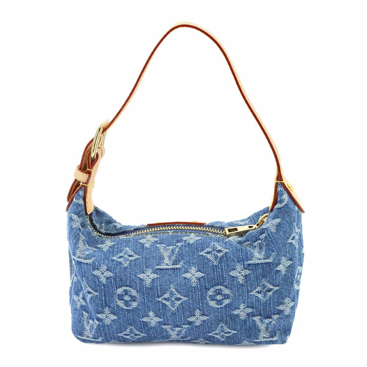 Louis Vuitton Blue Monogram Monogram Denim Handbag Pochette (Pre-Owned)