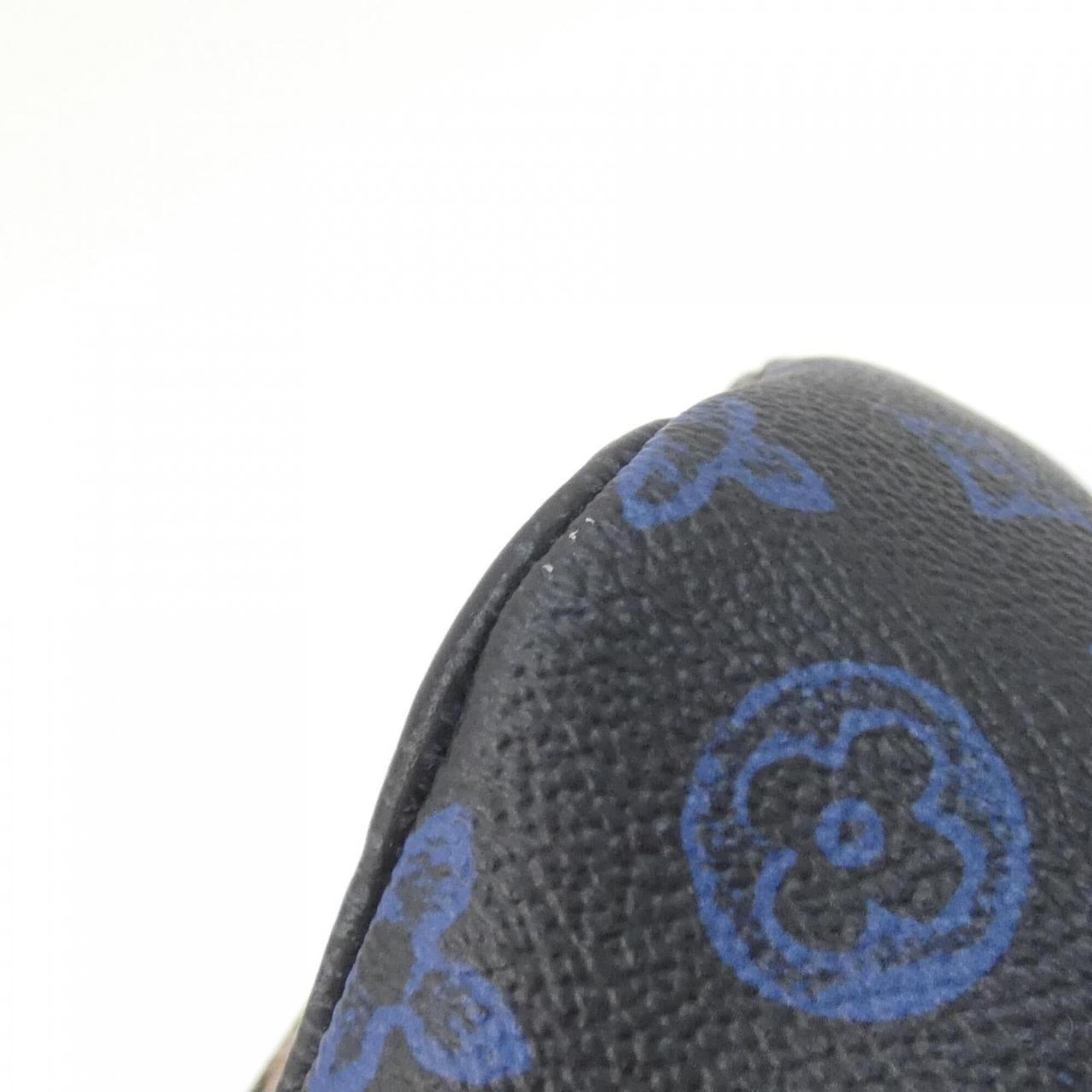 Louis Vuitton Blue Coated Canvas Shoulder Bag (Pre-Owned)