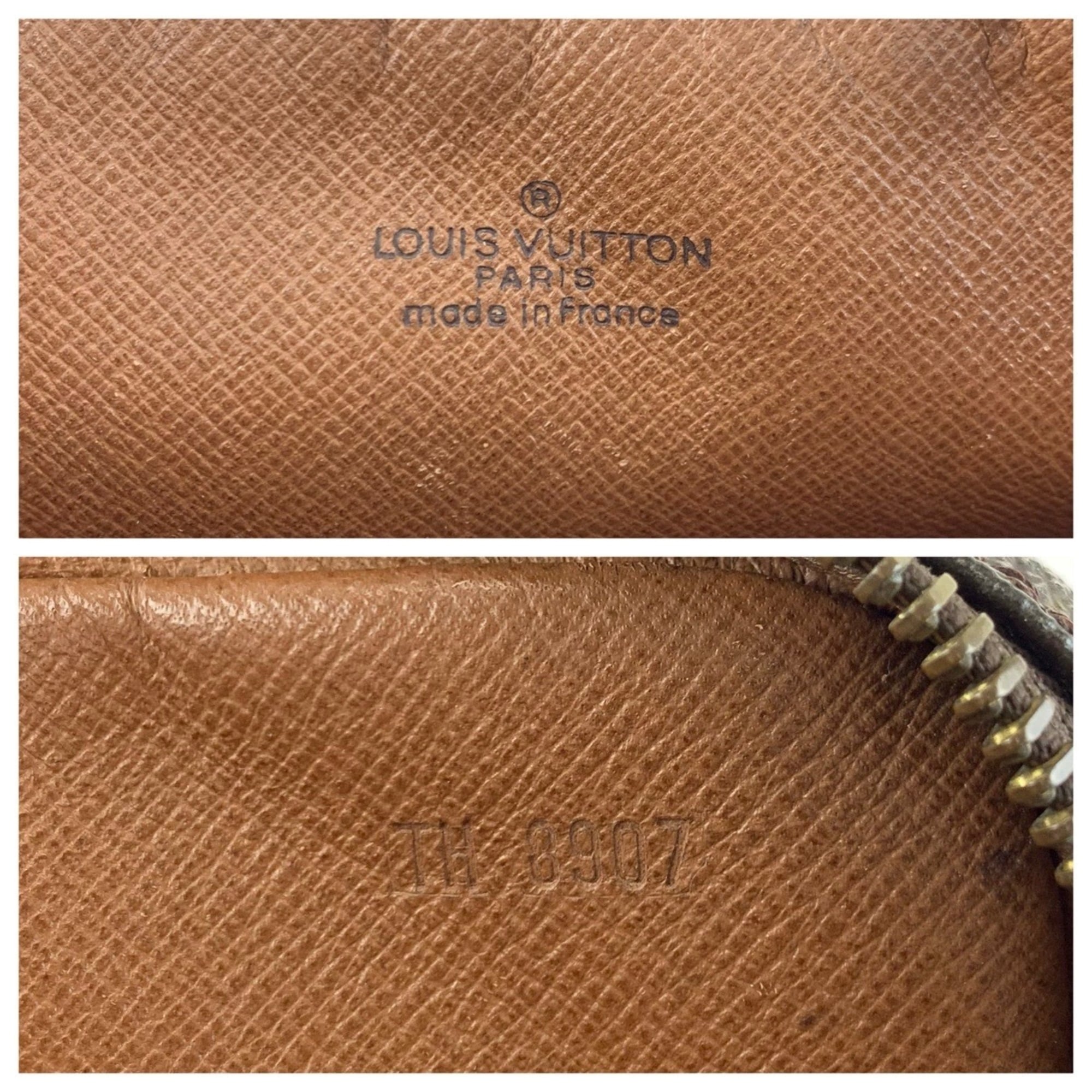 Louis Vuitton Brown Pvc Leather Clutch Bag (Pre-Owned)