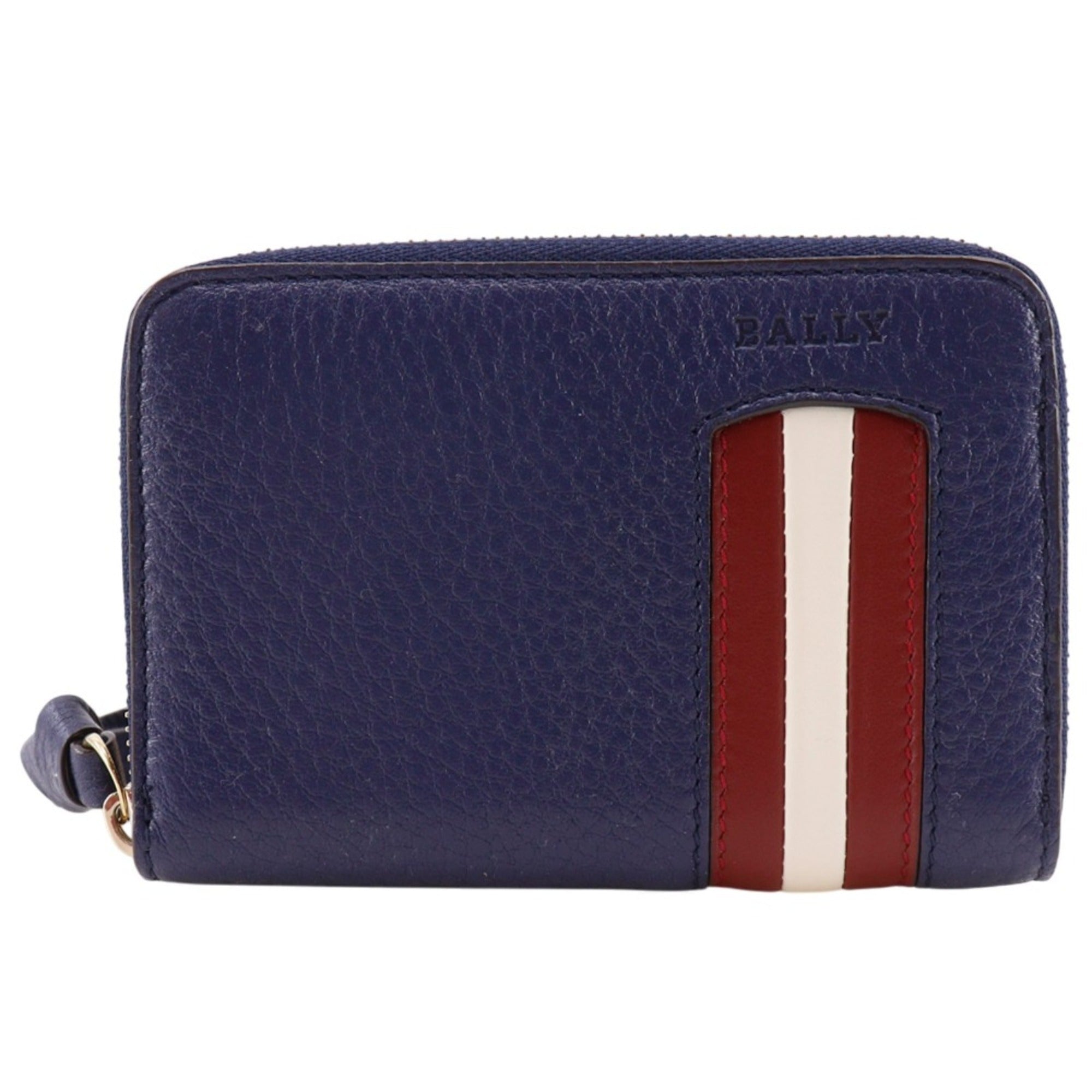 Bally Blue Leather Coin Purse/Coin Case (Pre-Owned)