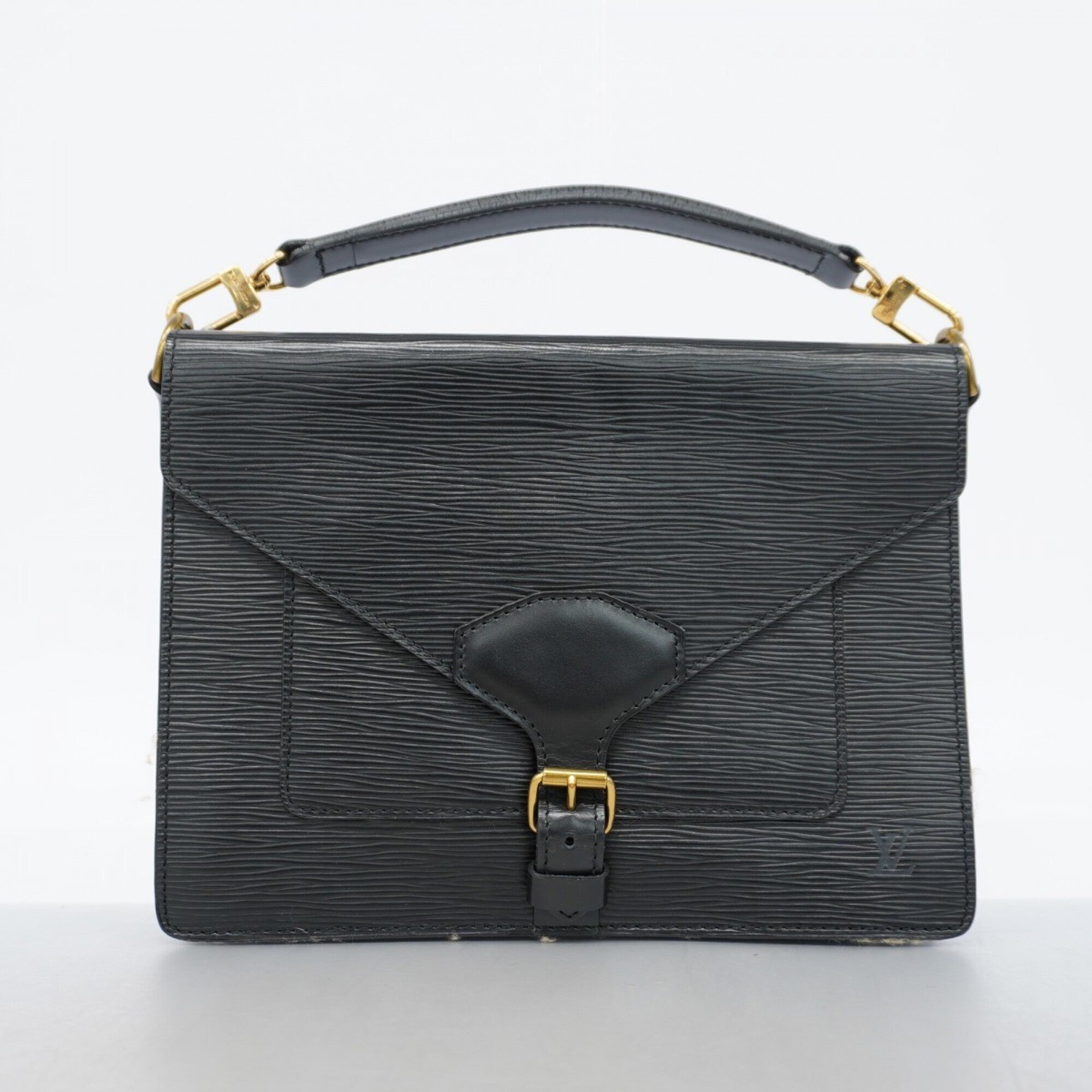 Louis Vuitton Noir Handbag (Pre-Owned)