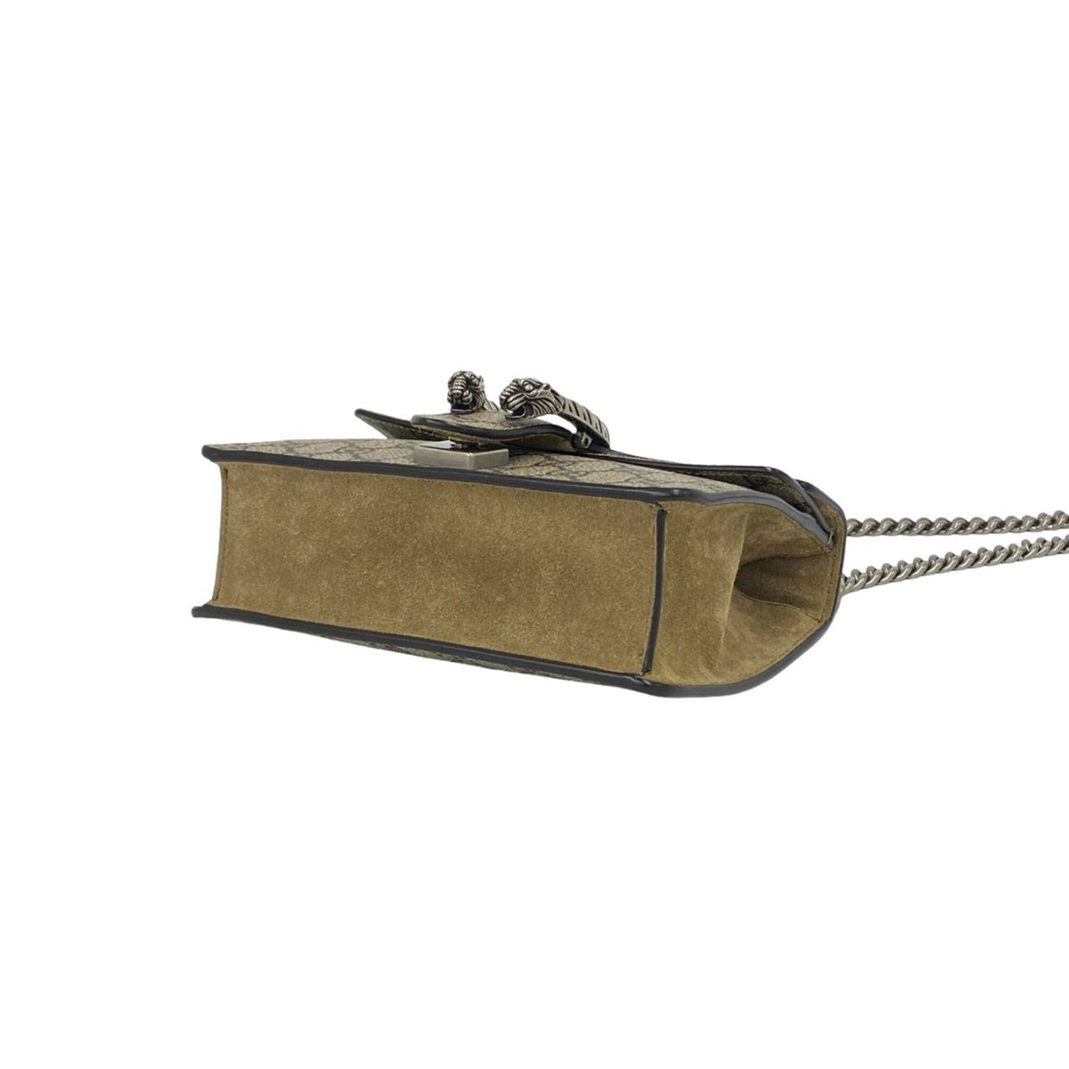 Gucci Brown Suede Elastane Pochette Shoulder Bag (Pre-Owned)