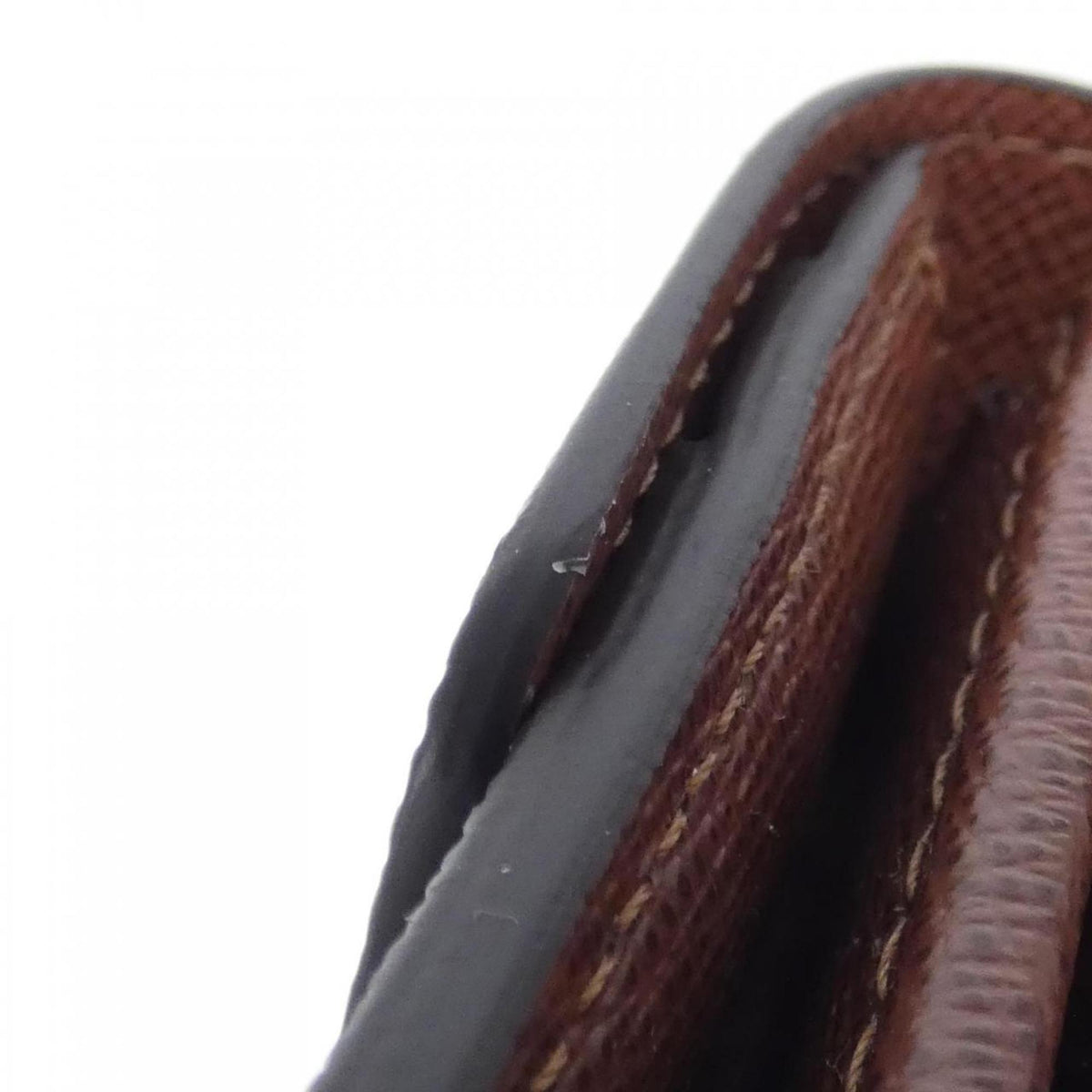 Louis Vuitton Brown Coated Canvas Long Wallet (Bi-Fold) (Pre-Owned)