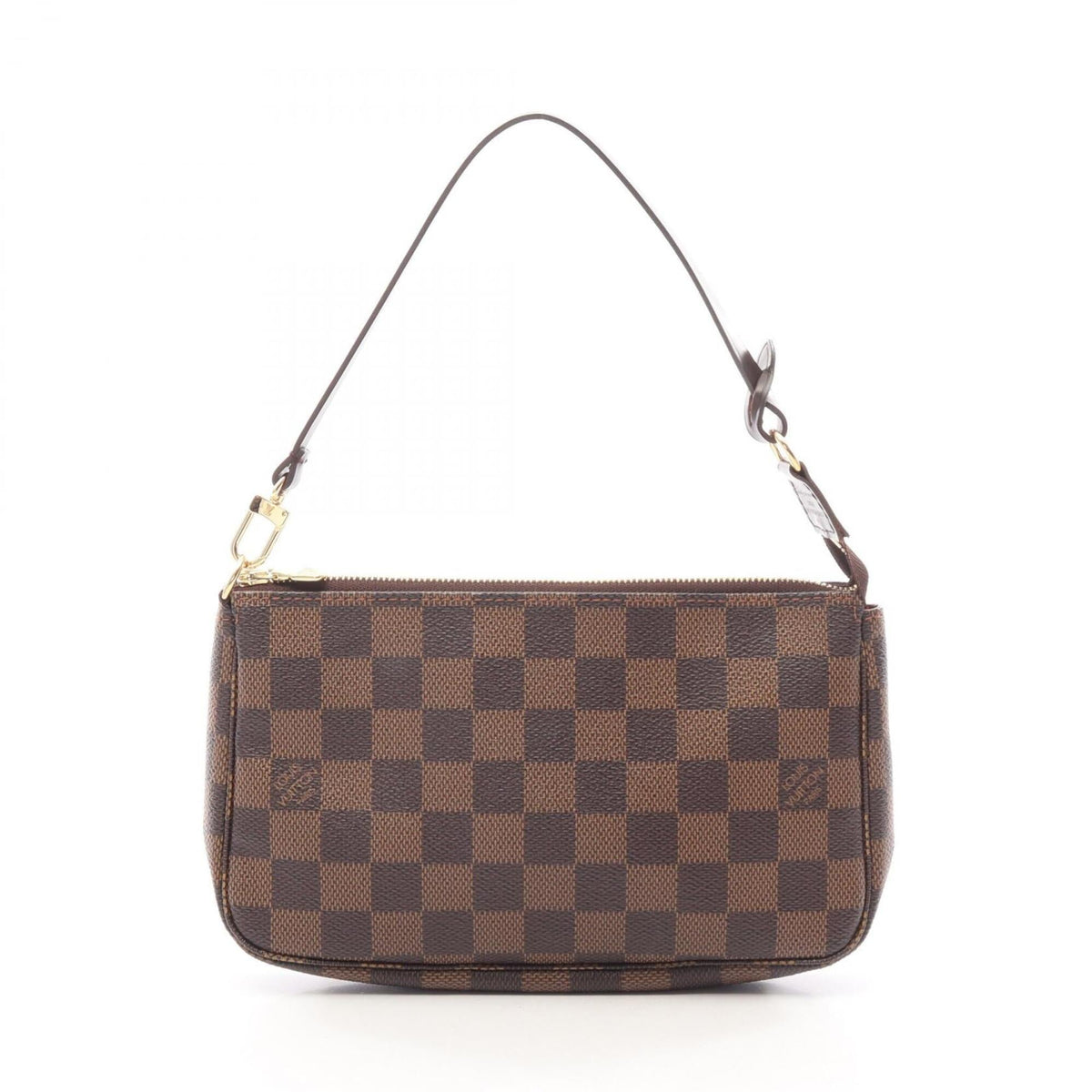 Louis Vuitton Brown Coated Canvas Leather Handbag (Pre-Owned)