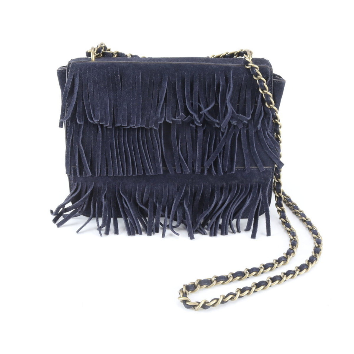 Tory Burch Navy Handbag Shoulder Bag (Pre-Owned)