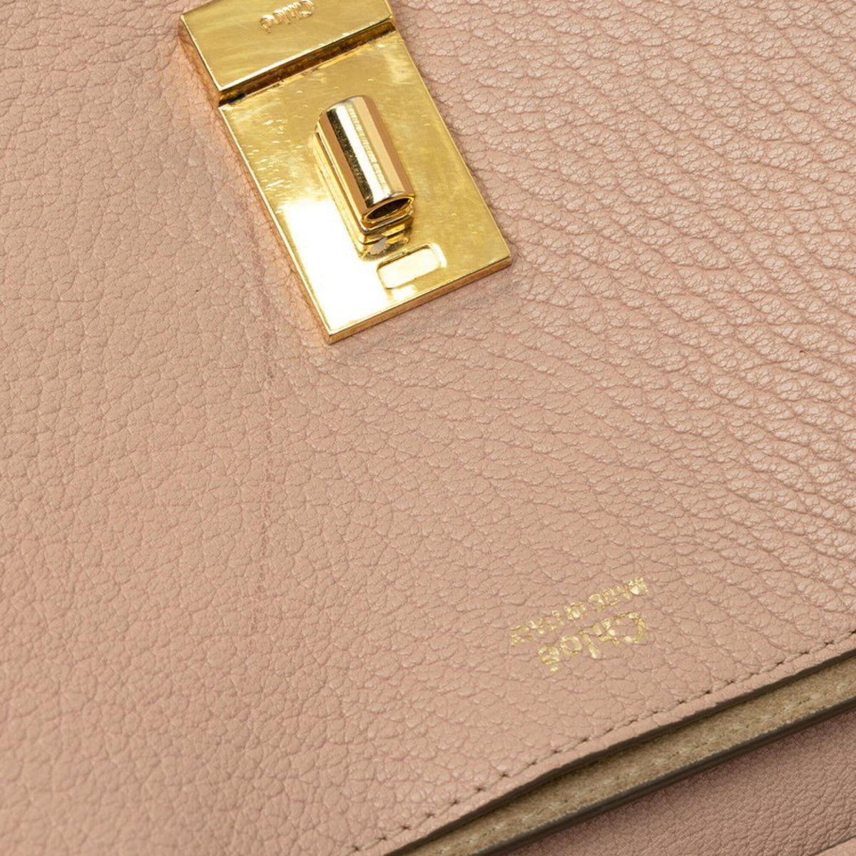 Chloé Pink Leather Shoulder Bag (Pre-Owned)
