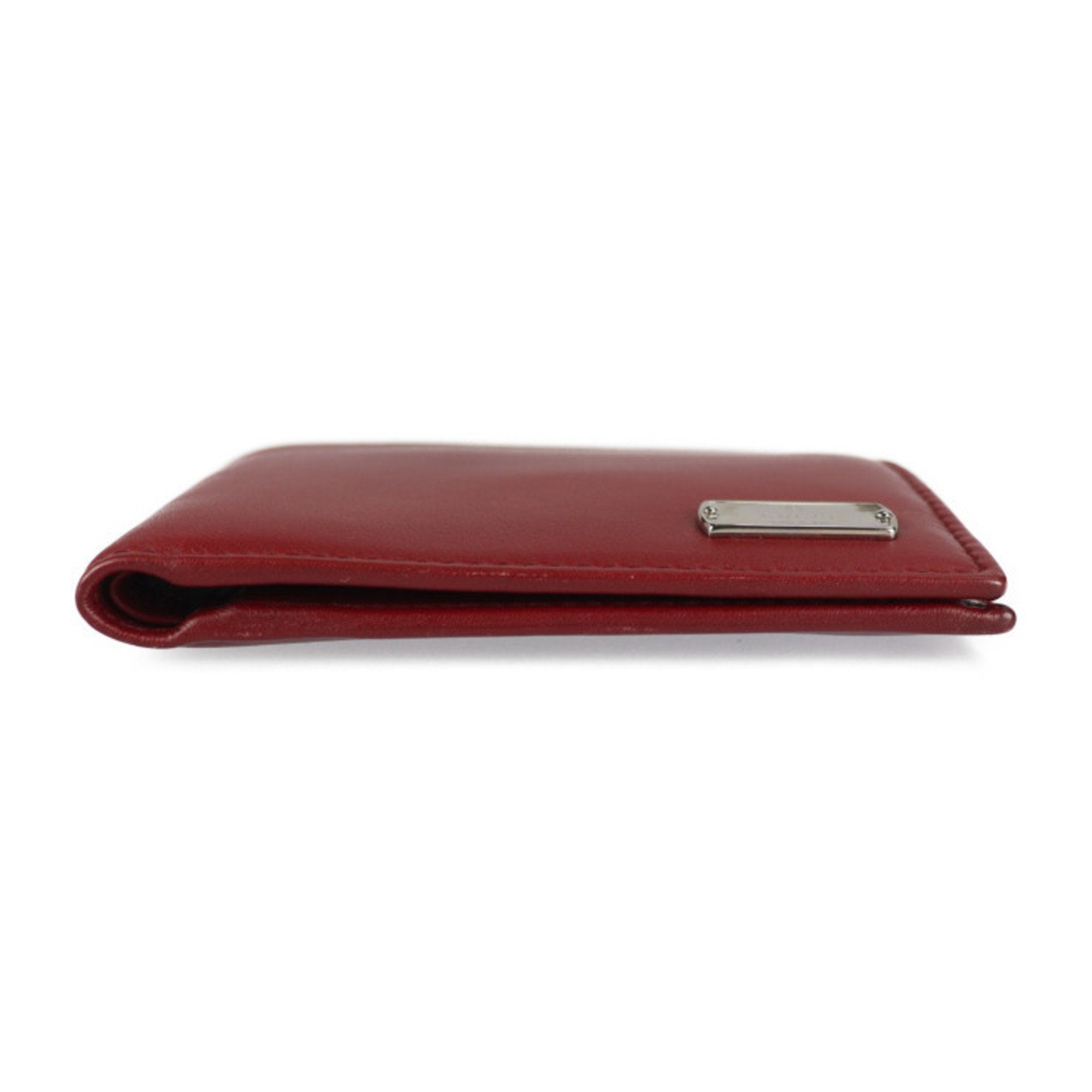 Gucci Bordeaux Leather Wallet (Bi-Fold) (Pre-Owned)